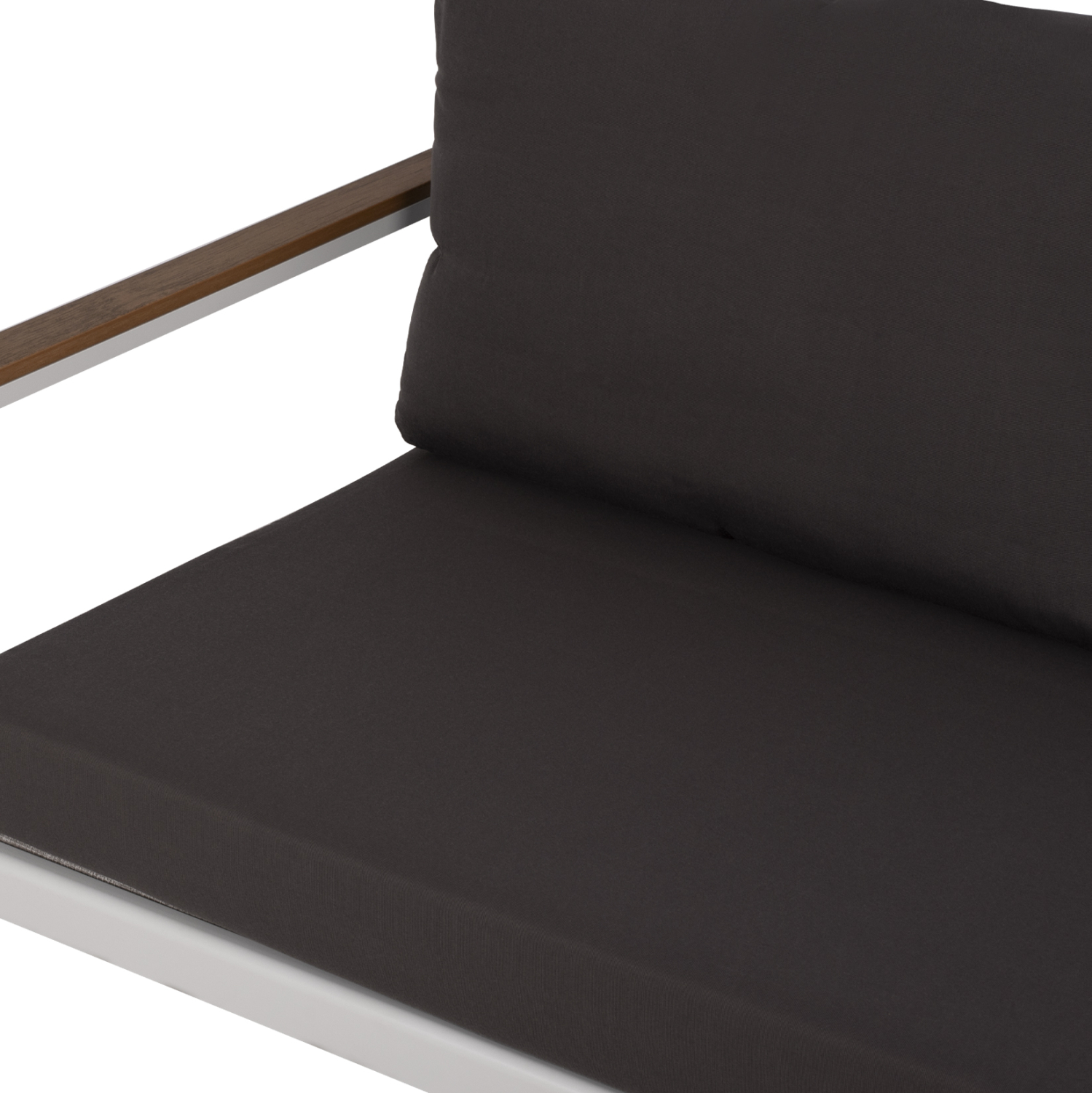 ΚΑΝΑΠΕΣ 2-ΘΕΣΙΟΣ SAFIYA HM5523.01 ΑΛΟΥΜΙΝΙΟ ΛΕΥΚΟ-ΑΝΘΡΑΚΙ ΜΑΞΙΛΑΡΙΑ 144x70x85Υεκ - Image 5