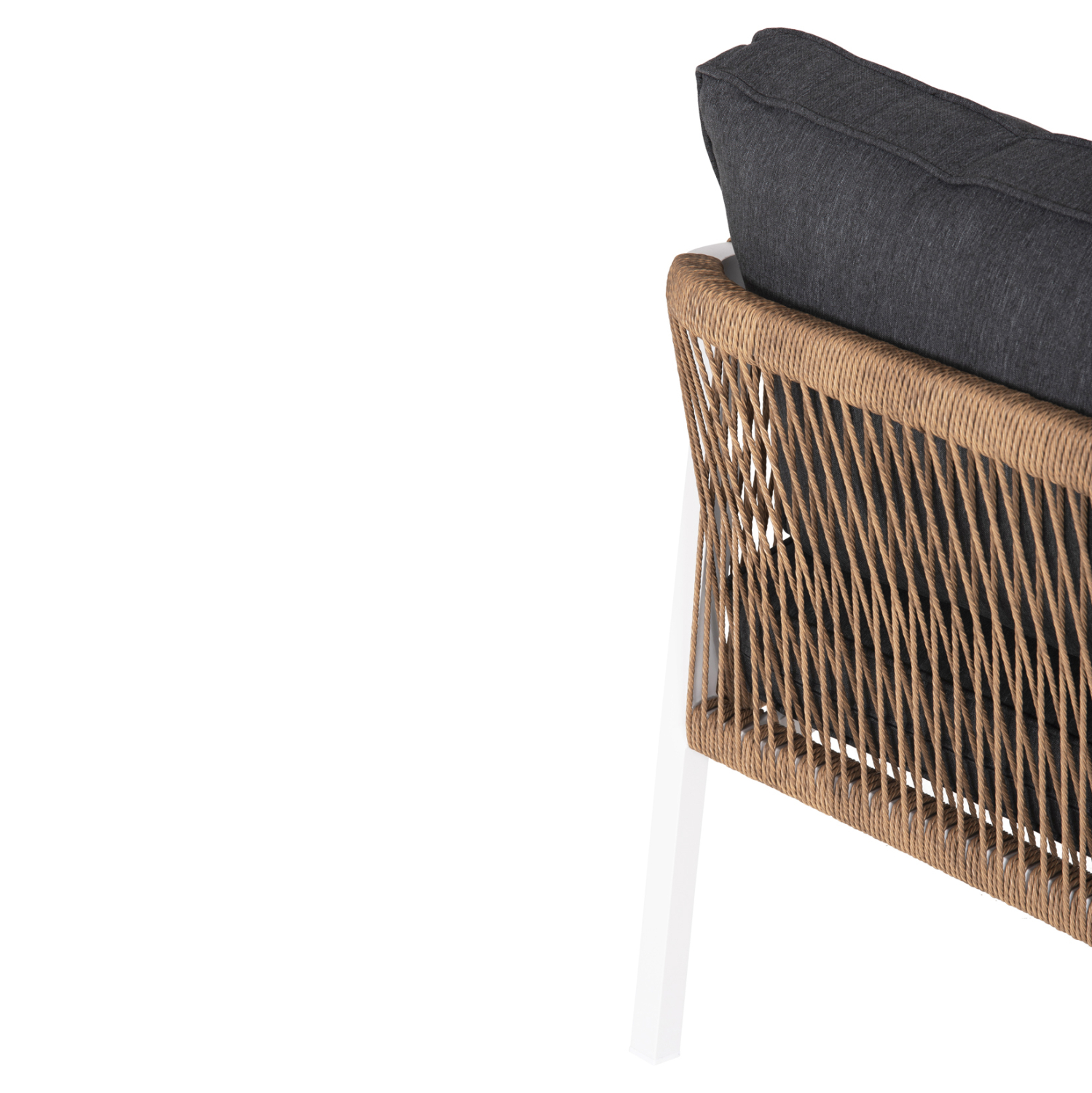 ΚΑΝΑΠΕΣ ΕΞ.ΧΩΡΟΥ 3ΘΕΣΙΟΣ MAERLY HM6055.01 ΑΛΟΥΜΙΝΙΟ ΛΕΥΚΟ-ΣΧΟΙΝΙ-ΑΝΘΡΑΚΙ ΜΑΞΙΛΑΡΙΑ - Image 7