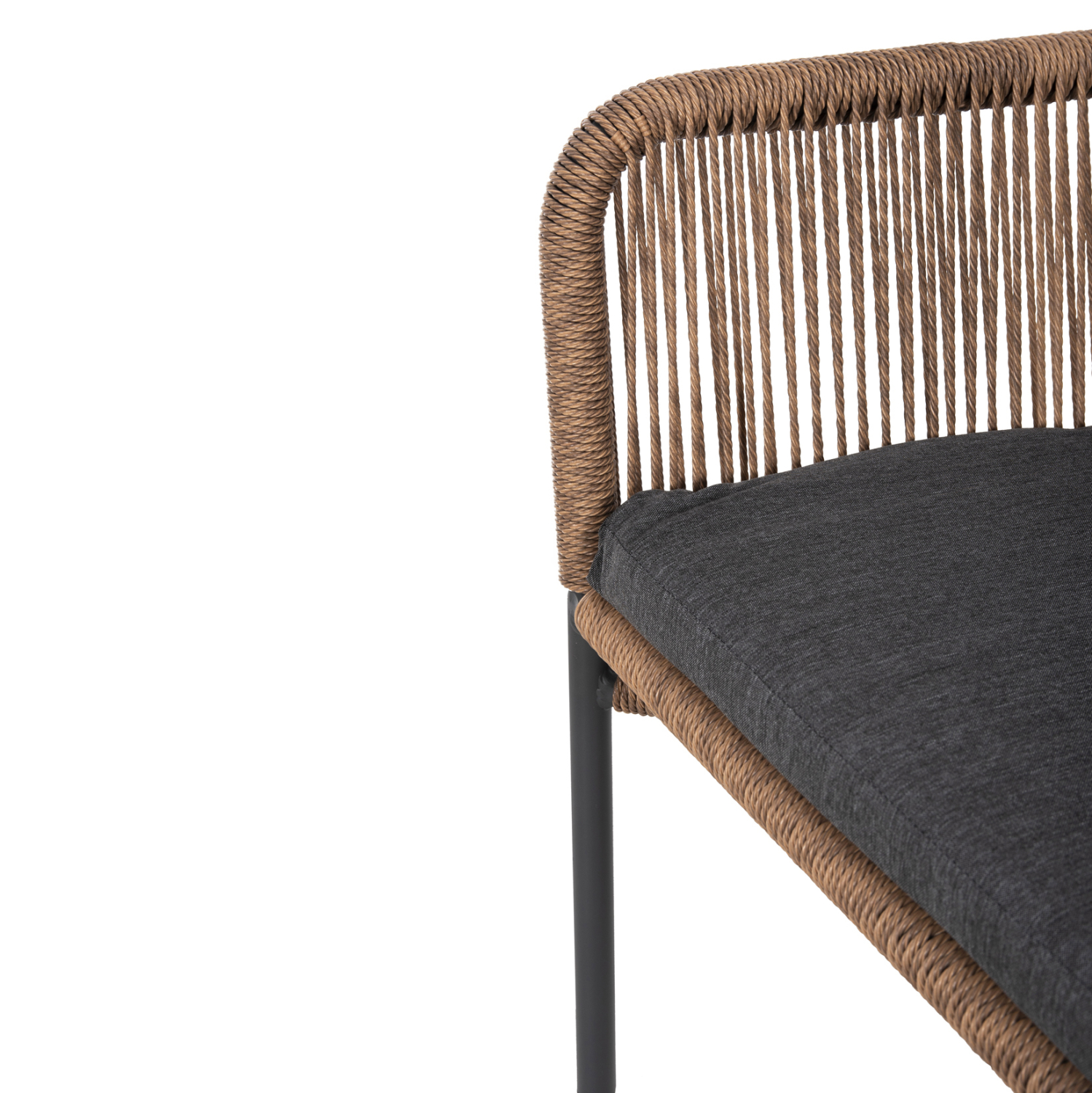 ΚΑΝΑΠΕΣ ΕΞ.ΧΩΡΟΥ BAFFIN HM6054.03 ΑΛΟΥΜ. ΑΝΘΡΑΚΙ-ΣΥΝΘ.RATTAN ΜΠΕΖ-ΑΝΘΡΑΚΙ ΜΑΞΙΛΑΡΙΑ - Image 8