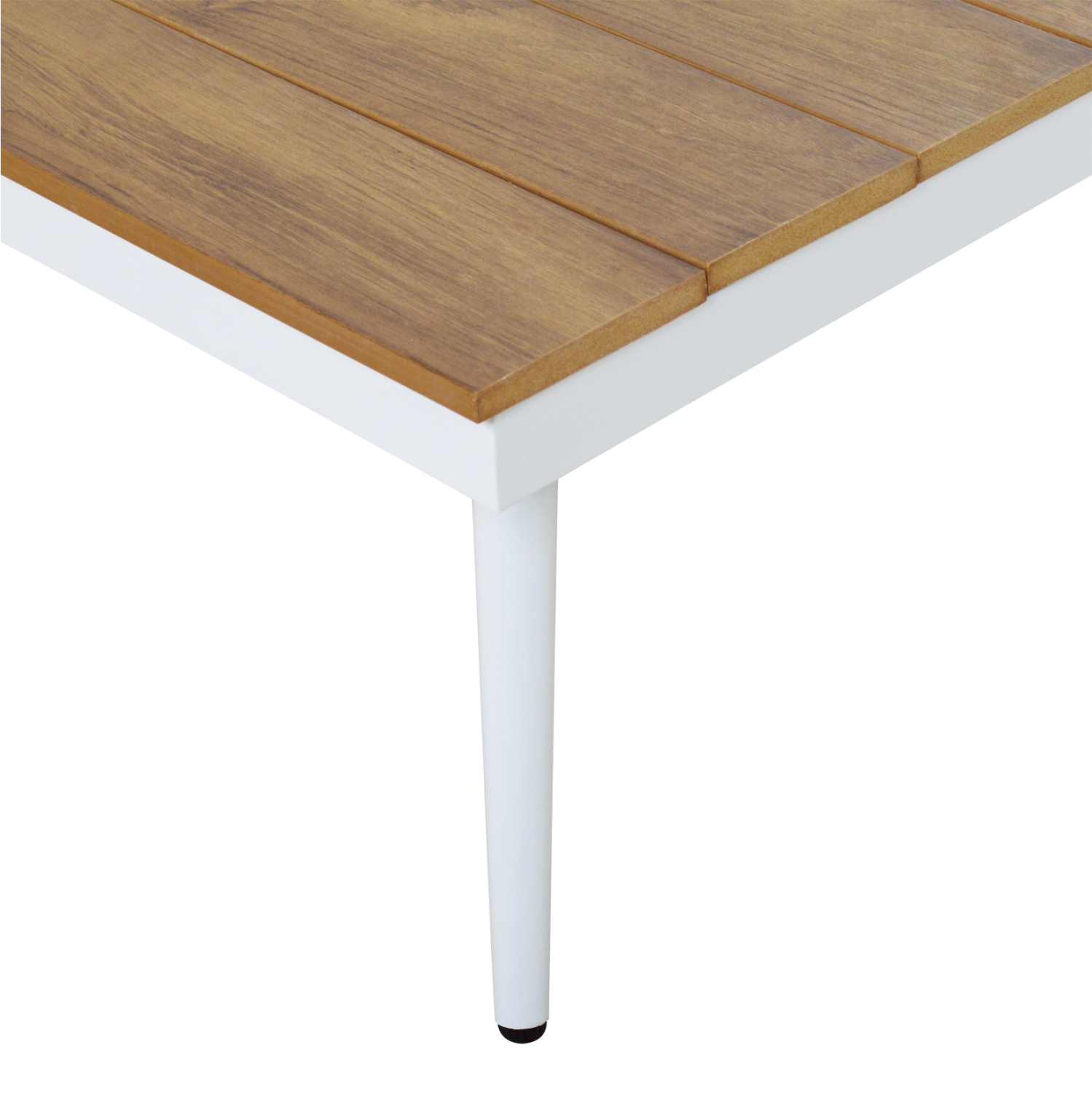 ΚΑΝΑΠΕΣ ΓΩΝΙΑ SABINE ΑΛΟΥΜΙΝΙΟΥ ΜΕ ΤΡΑΠΕΖΙ ΕΞ.ΧΩΡΟΥ ΛΕΥΚΟ HM5126.11 - Image 4