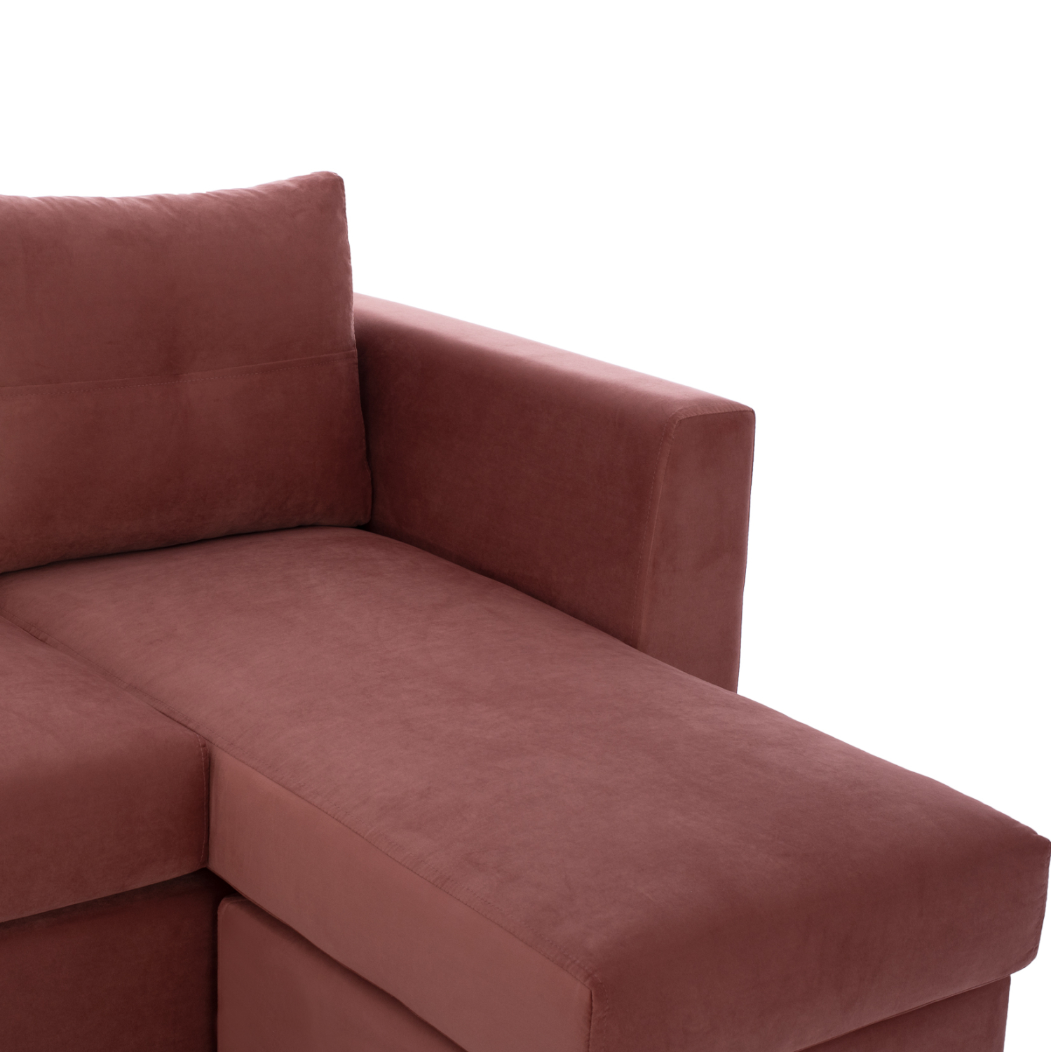 ΚΑΝΑΠΕΣ ΓΩΝΙΑ ΑΝΑΣΤΡΕΨΙΜΗ PONZA ΥΦΑΣΜΑ ΑΛΕΚΙΑΣΤΟ ΣΑΠΙΟ ΜΗΛΟ 200x140x88Υεκ. HM3251.02 - Image 5