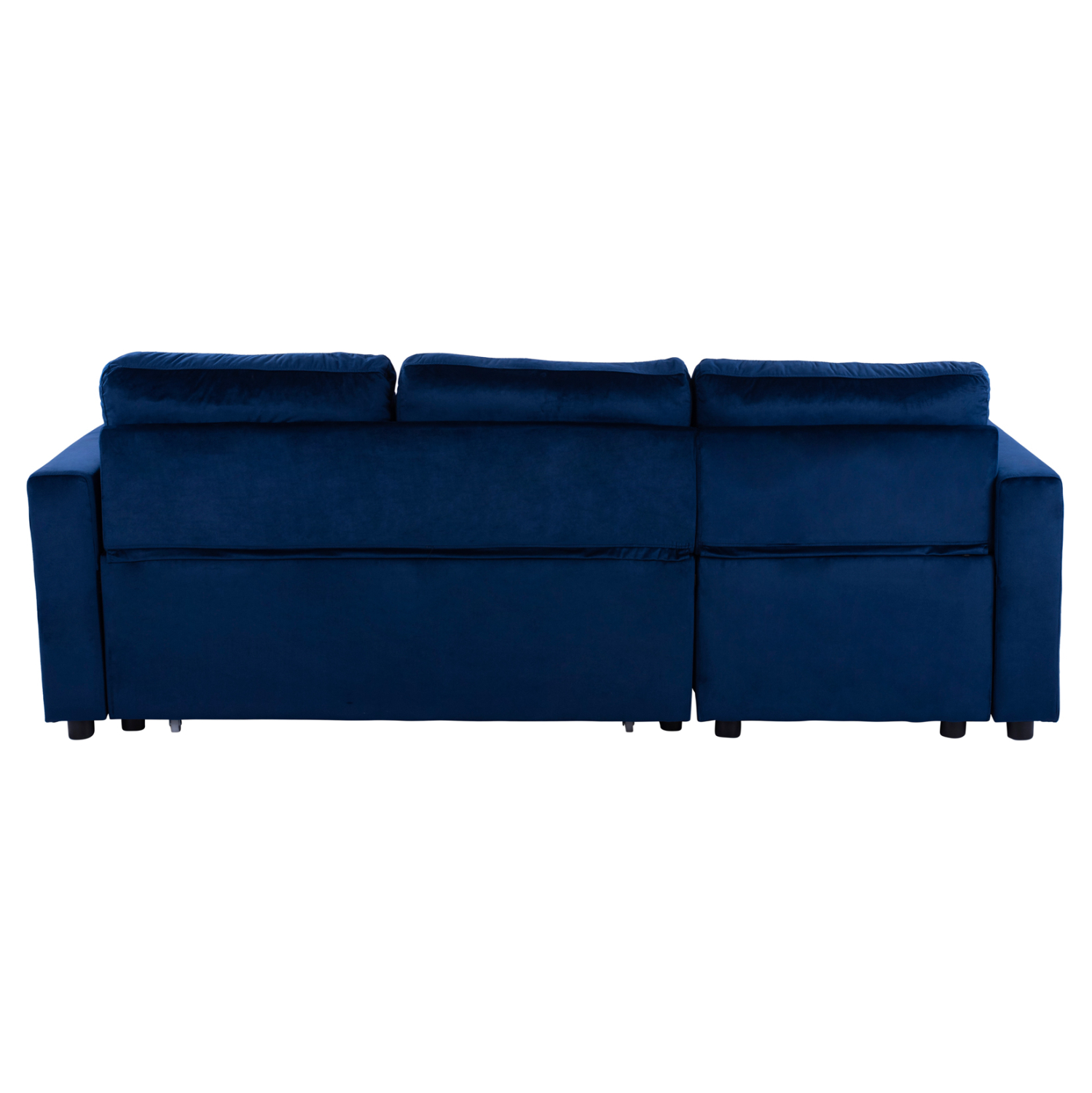 ΚΑΝΑΠΕΣ ΓΩΝΙΑ ΚΡΕΒΑΤΙ WAYNE 224x147x85Υεκ. HM3028.18 ΒΕΛΟΥΔΟ ΜΠΛΕ - Image 4