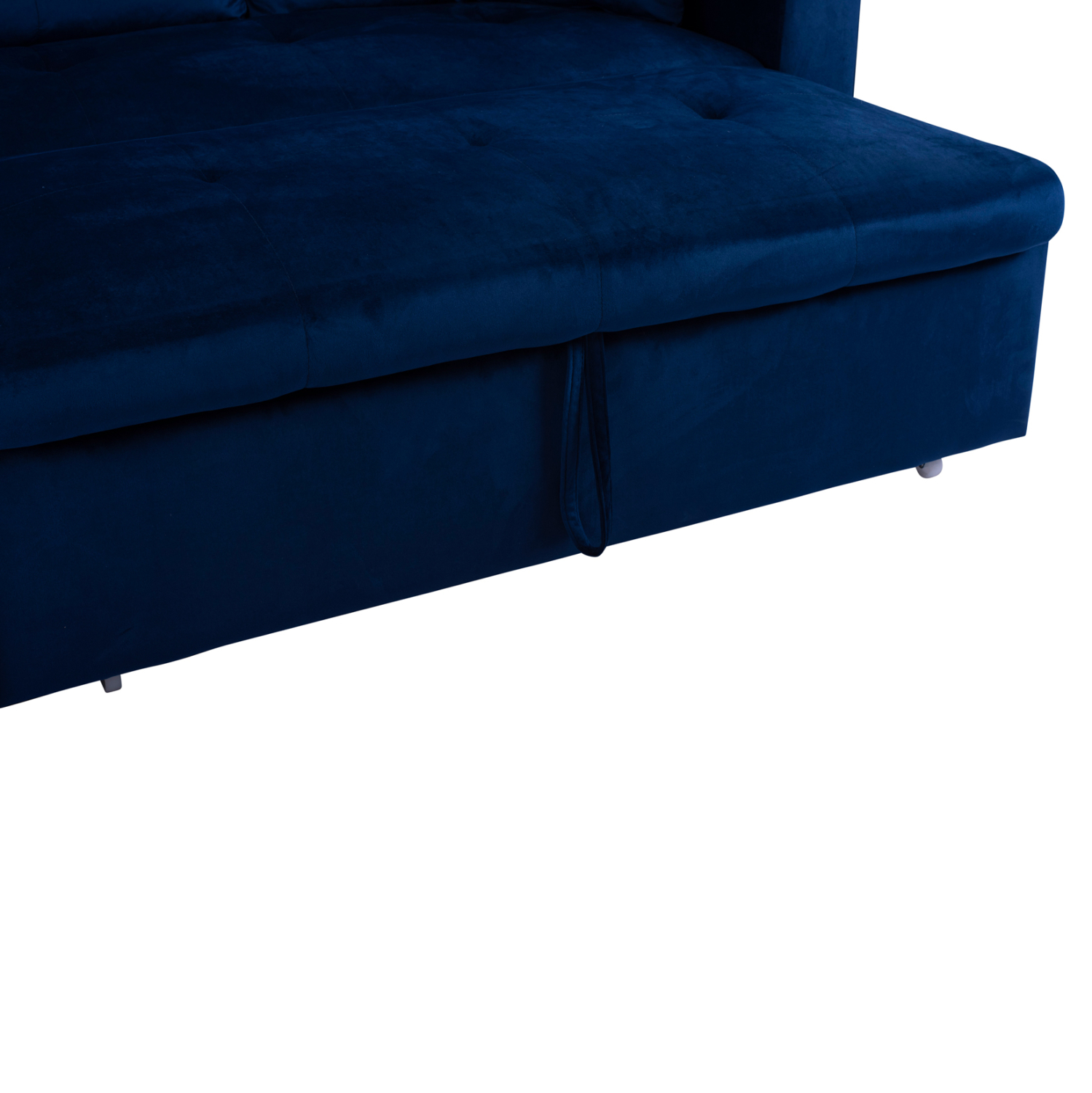 ΚΑΝΑΠΕΣ ΓΩΝΙΑ ΚΡΕΒΑΤΙ WAYNE 224x147x85Υεκ. HM3028.18 ΒΕΛΟΥΔΟ ΜΠΛΕ - Image 6