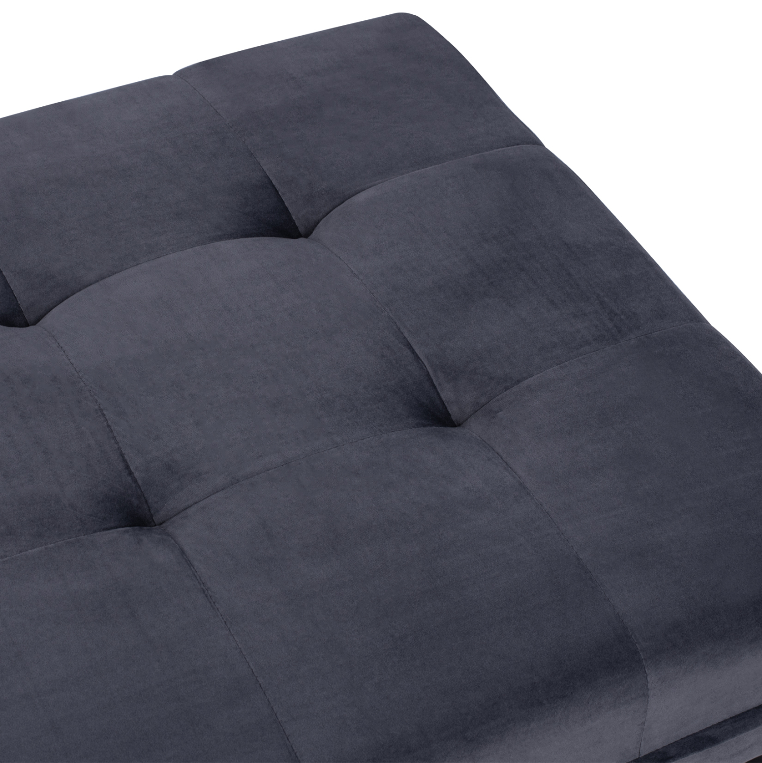 ΚΑΝΑΠΕΣ ΓΩΝΙΑ ΚΡΕΒΑΤΙ HM3151.01 LIVIA ΒΕΛΟΥΔΟ ΓΚΡΙ ΜΕ ΥΠΟΠΟΔΙΟ 211X158X83Y εκ. - Image 8