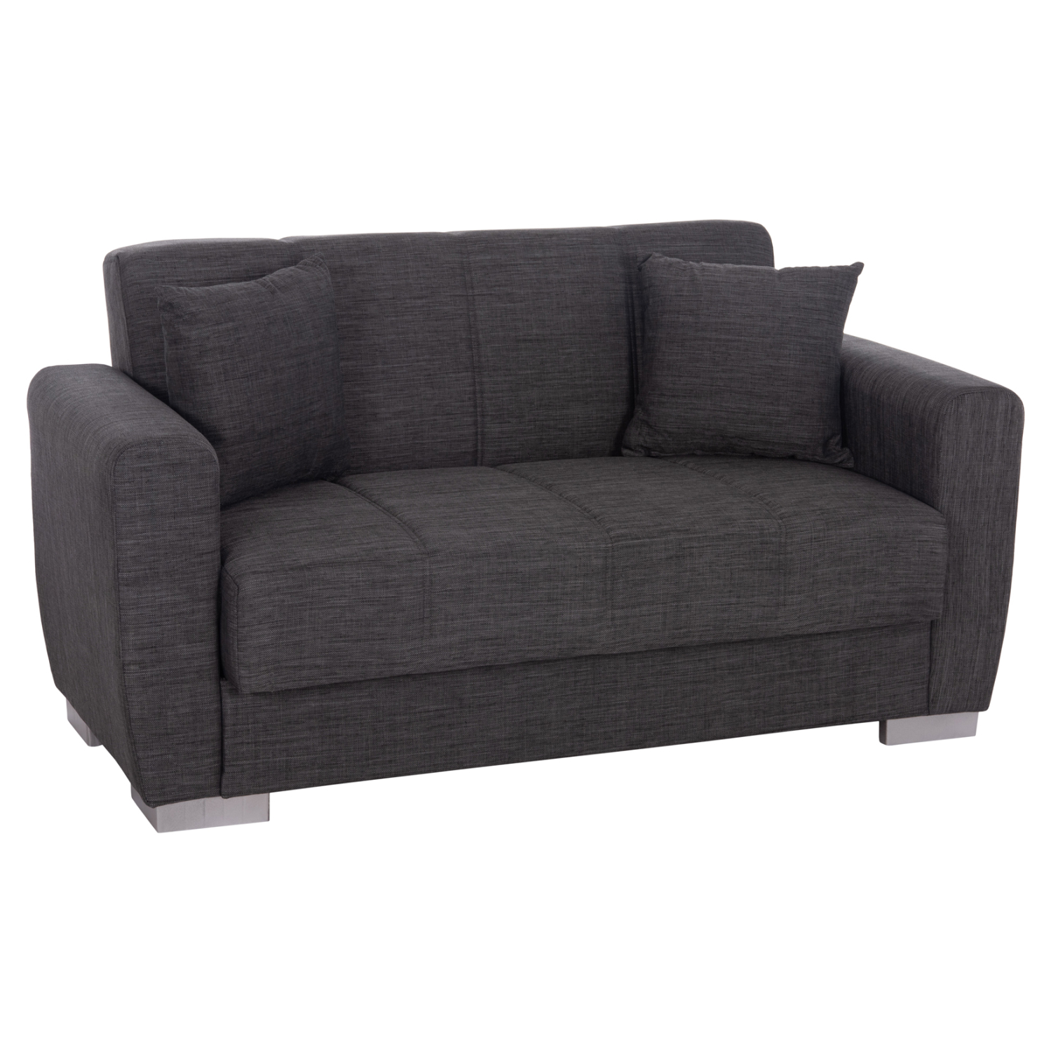 ΚΑΝΑΠΕΣ ΚΡΕΒΑΤΙ POLYA ΔΙΘΕΣΙΟΣ ΓΚΡΙ HM3241.03 153x87x77Υεκ.