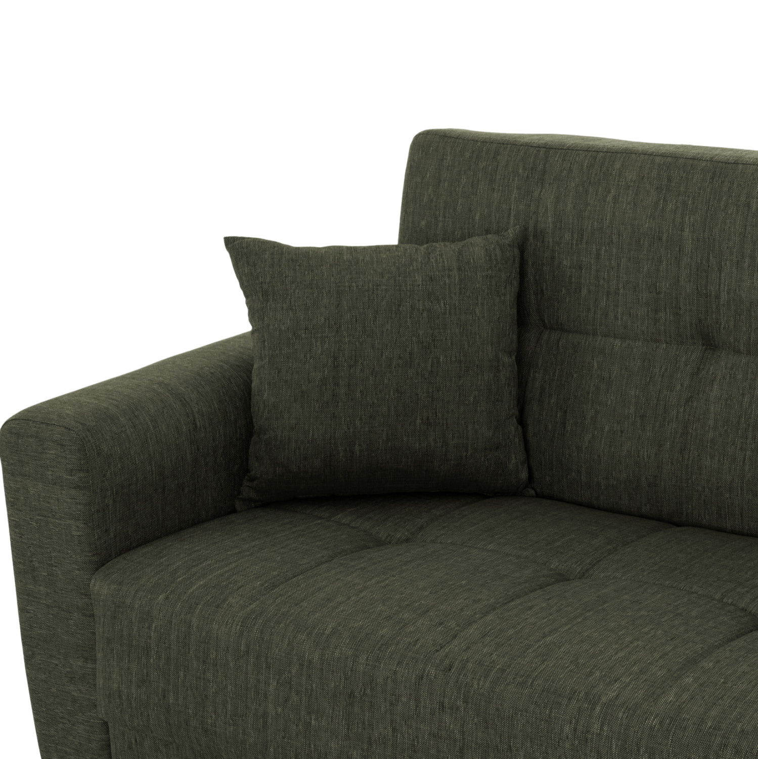 ΚΑΝΑΠΕΣ ΚΡΕΒΑΤΙ HEMA ΔΙΘΕΣΙΟΣ ΨΗΛΗ ΠΛΑΤΗ DARK OLIVE HM3243.05 160x84x88 εκ. - Image 6