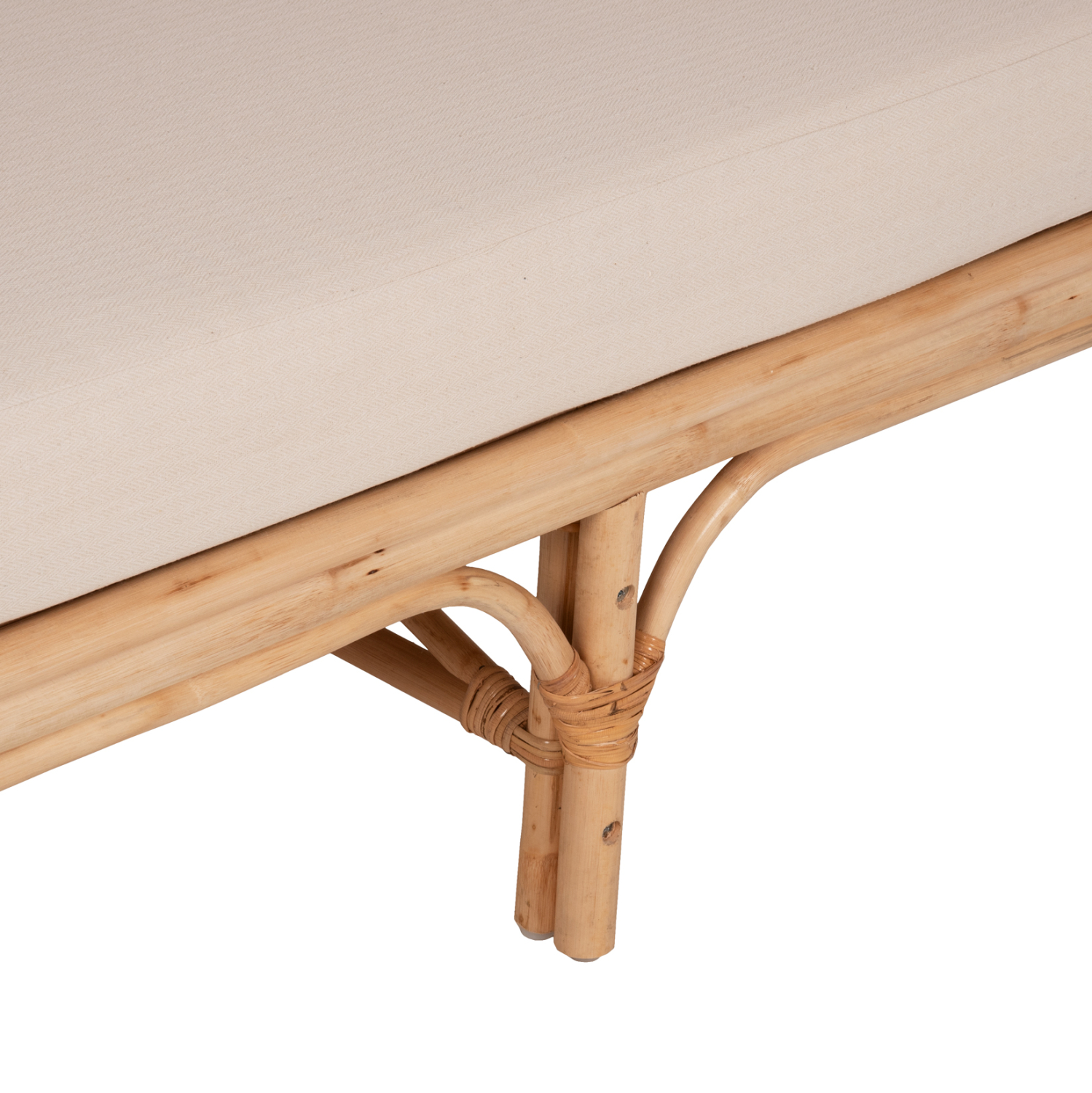 ΚΑΝΑΠΕΣ-ΚΡΕΒΑΤΙ ΕΞ. ΧΩΡΟΥ LIGNANO HM9660 RATTAΝ ΦΥΣΙΚΟ-ΜΠΕΖ ΜΑΞΙΛΑΡΙΑ 200x100x75Υεκ. - Image 6