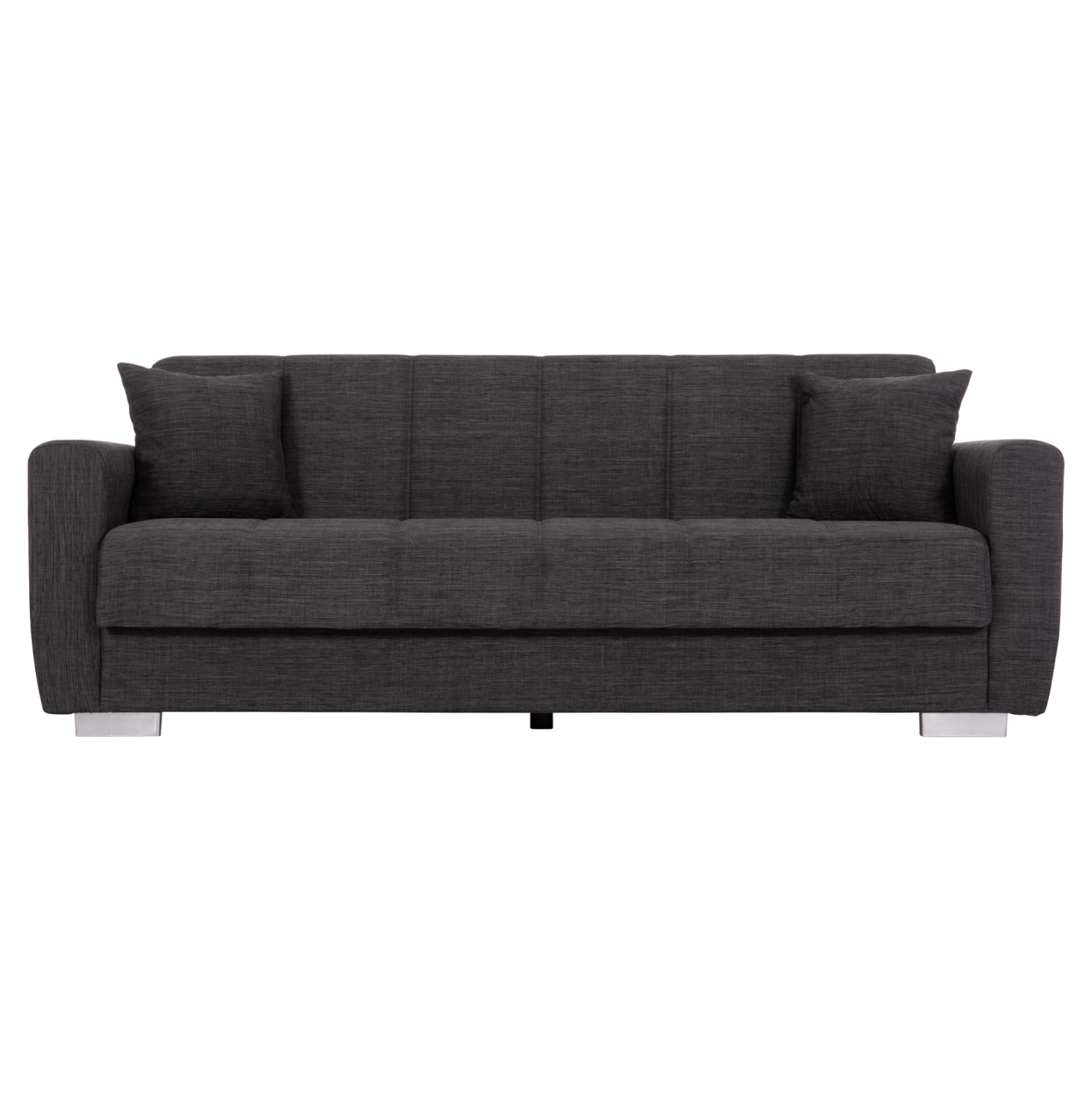 ΚΑΝΑΠΕΣ ΚΡΕΒΑΤΙ POLYA ΤΡΙΘΕΣΙΟΣ HM3240.03 ΓΚΡΙ 215x85x76Υ εκ. - Image 4