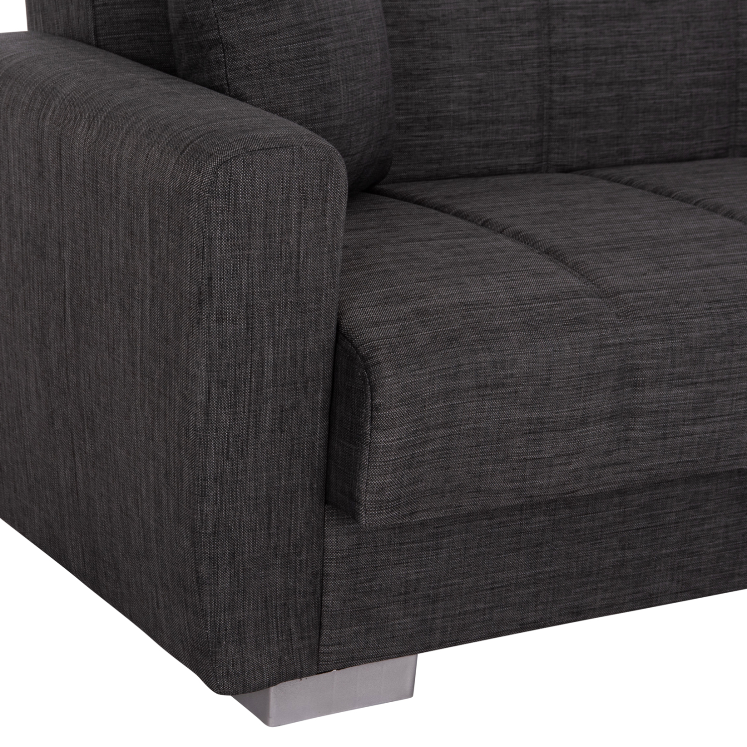 ΚΑΝΑΠΕΣ ΚΡΕΒΑΤΙ POLYA ΤΡΙΘΕΣΙΟΣ HM3240.03 ΓΚΡΙ 215x85x76Υ εκ. - Image 8