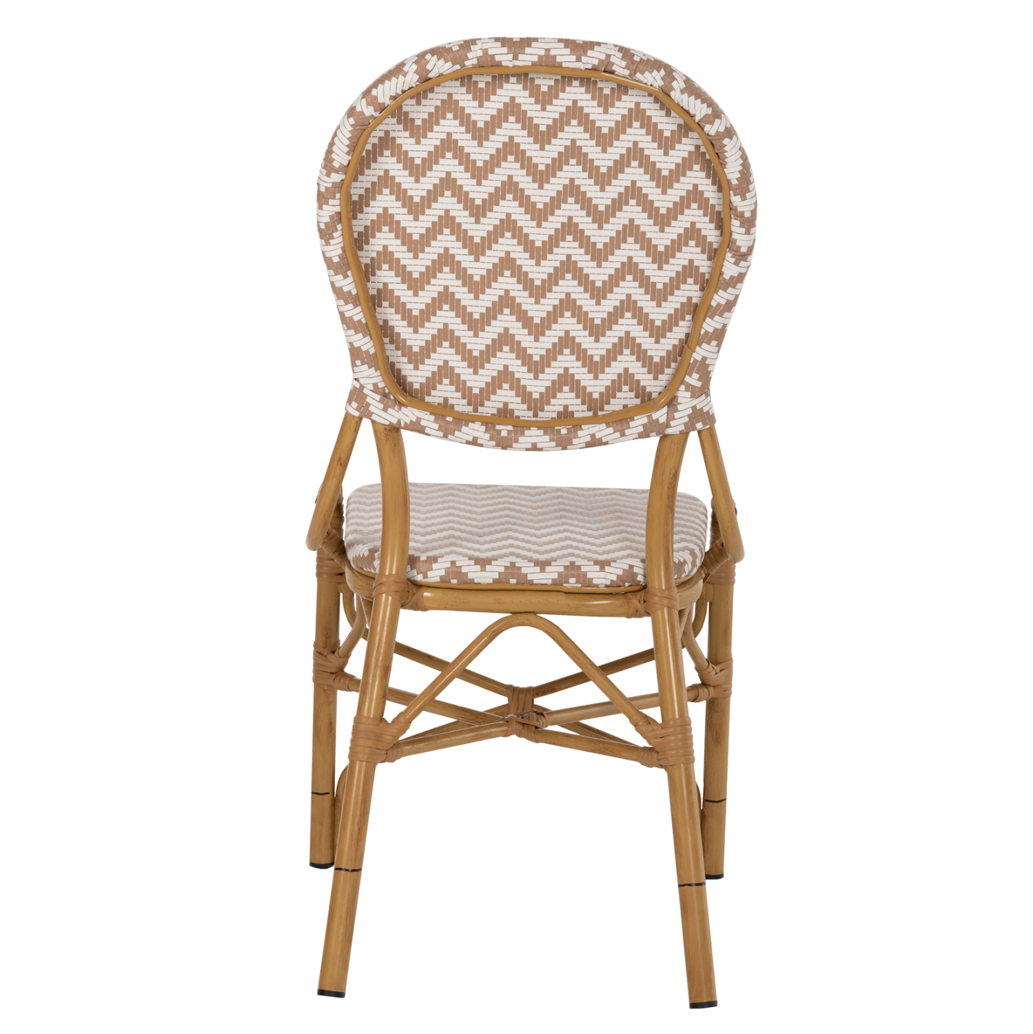 ΚΑΡΕΚΛΑ ΑΛΟΥΜΙΝΙΟΥ BAMBOO LOOK ΦΥΣΙΚΟ - ΛΕΥΚΟ HM5927.03 46x56x95Yεκ. - Image 5