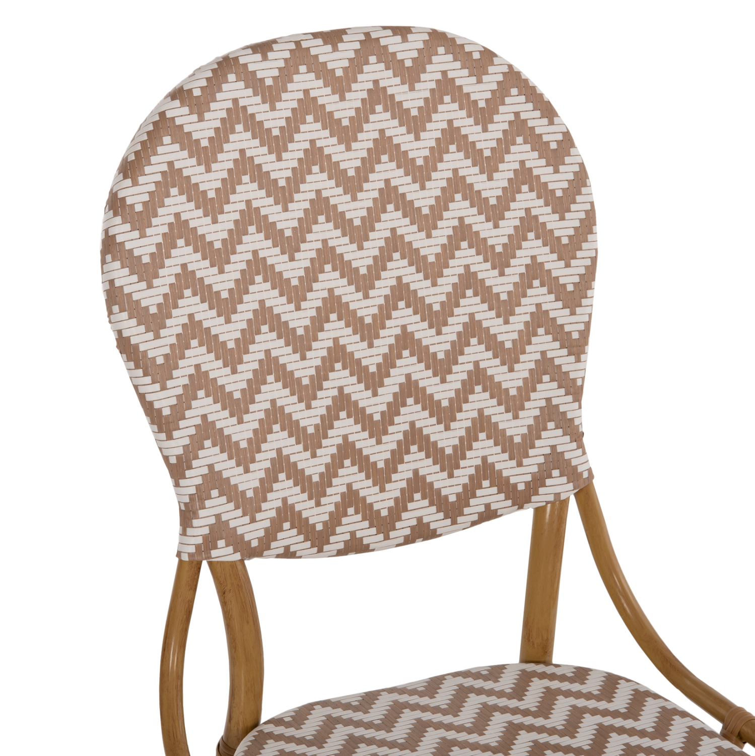 ΚΑΡΕΚΛΑ ΑΛΟΥΜΙΝΙΟΥ BAMBOO LOOK ΦΥΣΙΚΟ - ΛΕΥΚΟ HM5927.03 46x56x95Yεκ. - Image 6