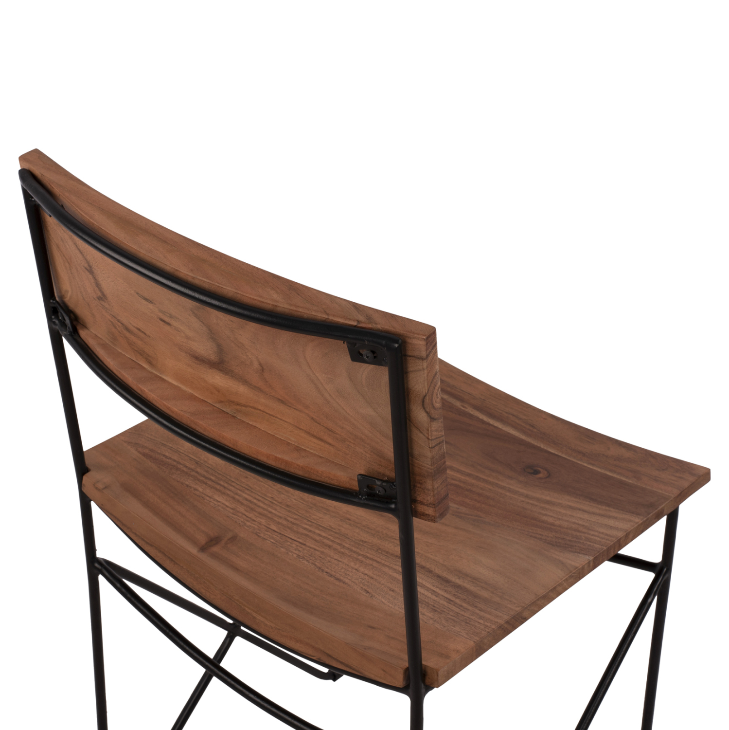 ΚΑΡΕΚΛΑ ΑΠΟ ΜΑΣΙΦ ΞΥΛΟ ΑΚΑΚΙΑΣ KAI ΜΕΤΑΛΛΟ ΦΥΣΙΚΟ 46x51x84Υεκ.HM8180.11 - Image 9