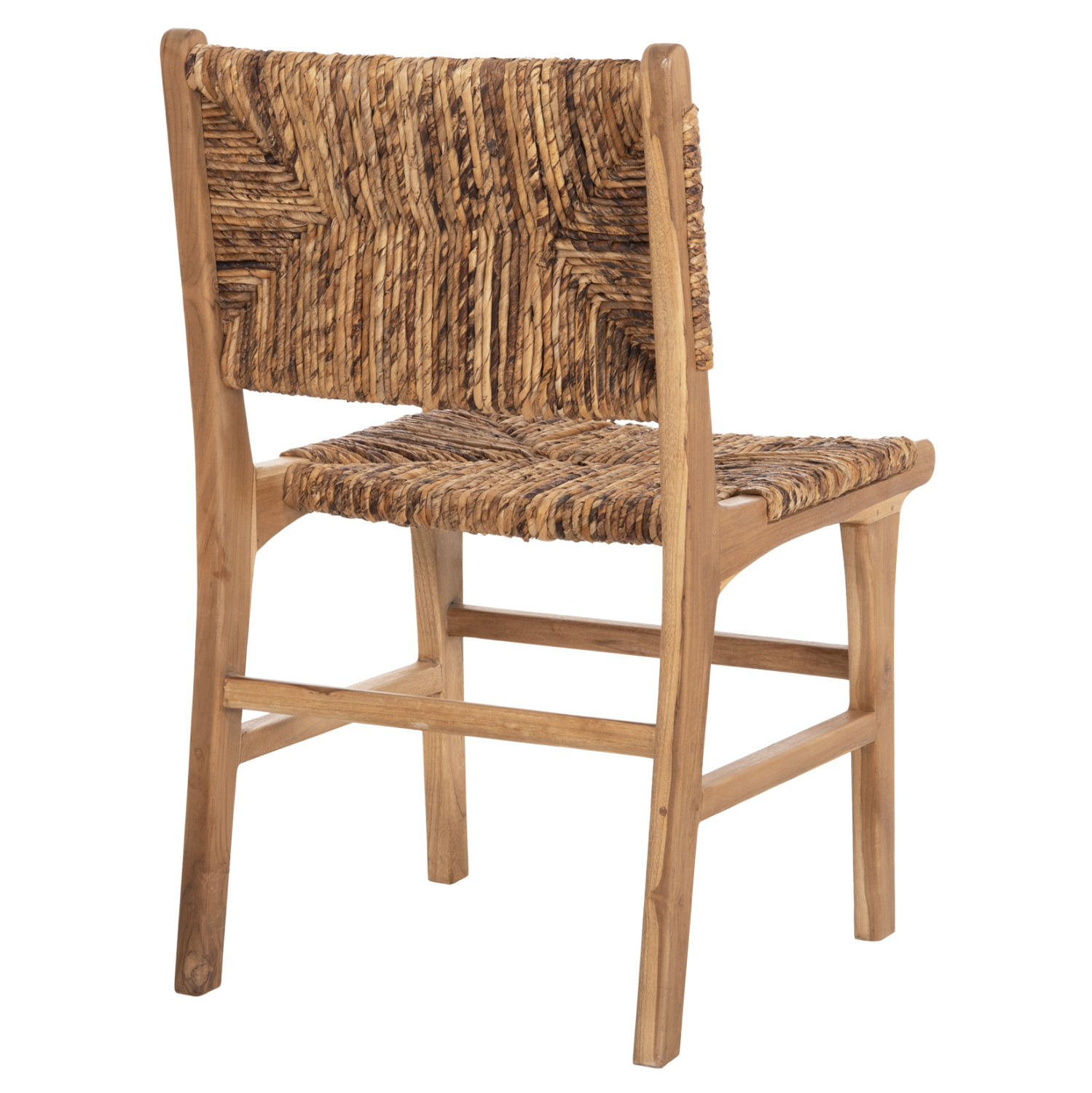 ΚΑΡΕΚΛΑ ΑΠΟ ΞΥΛΟ ΤΕΑΚ ME ΨΑΘΙΝΗ ΠΛΑΤΗ ΚΑΙ ΚΑΘΙΣΜΑ ΦΥΣΙΚΟ ΧΡΩΜΑ 51x60,5x86Yεκ.HM9399.11 - Image 4