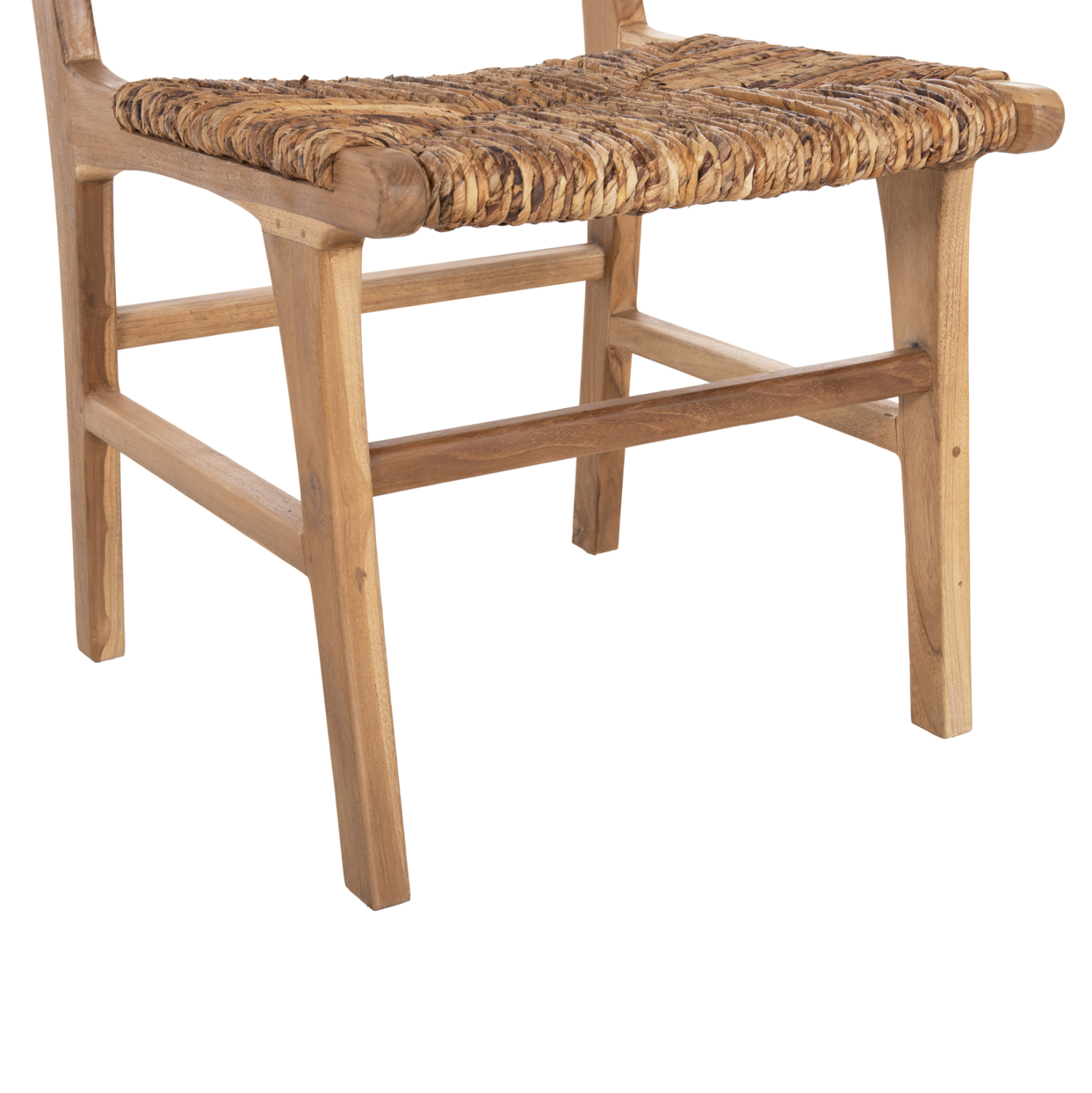 ΚΑΡΕΚΛΑ ΑΠΟ ΞΥΛΟ ΤΕΑΚ ME ΨΑΘΙΝΗ ΠΛΑΤΗ ΚΑΙ ΚΑΘΙΣΜΑ ΦΥΣΙΚΟ ΧΡΩΜΑ 51x60,5x86Yεκ.HM9399.11 - Image 8