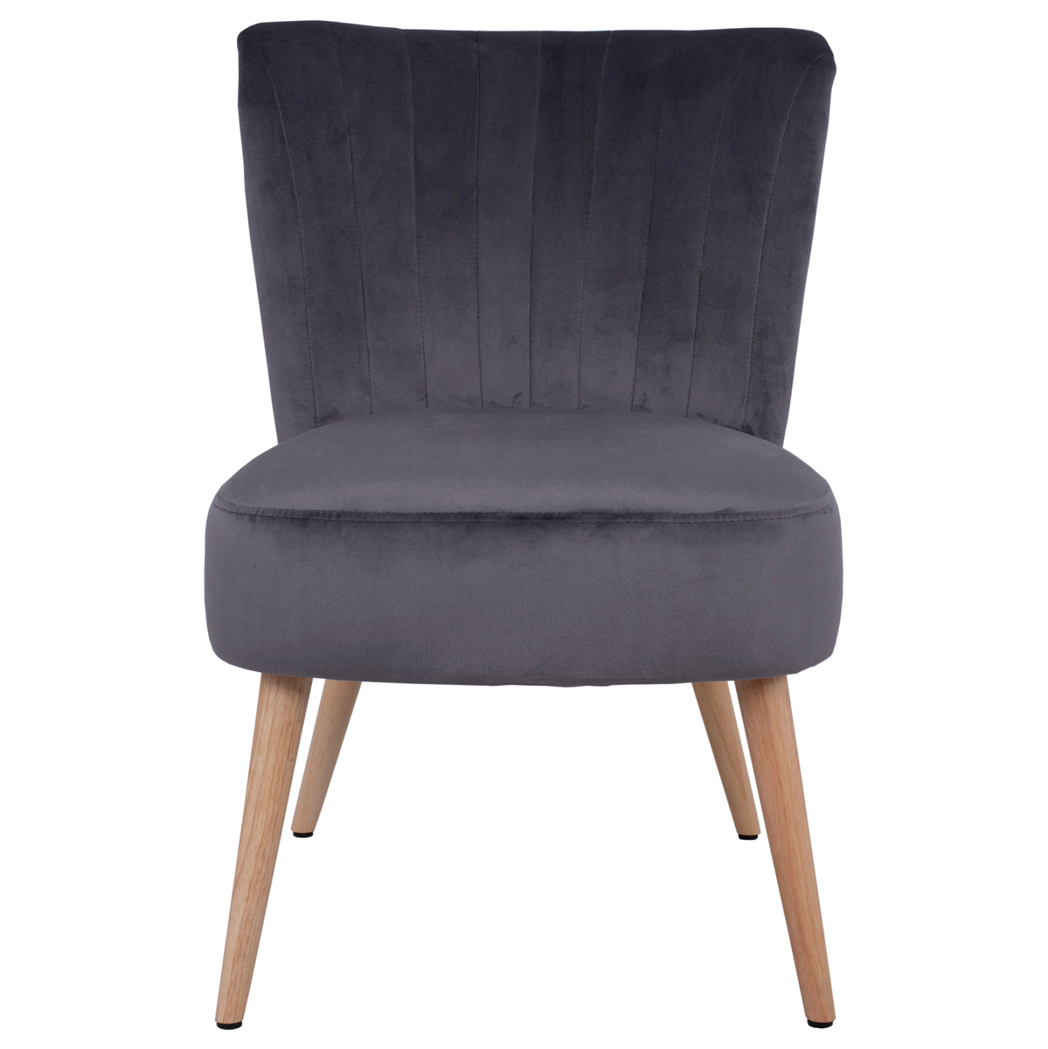 ΚΑΡΕΚΛΑ CARISSA ΒΕΛΟΥΔΟ ΓΚΡΙ HM8404.01 59Χ69Χ81Υ ΕΚ - Image 3