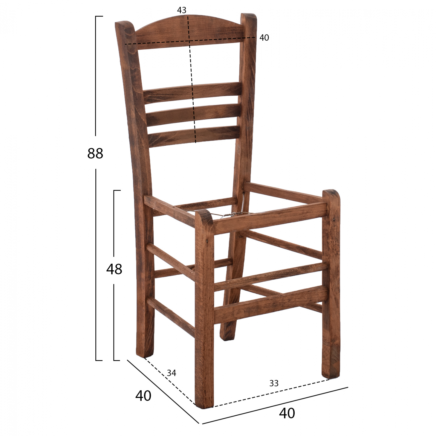 ΚΑΡΕΚΛΑ ΕΠΙΛΟΧΙΑ ΚΑΡΥΔΙ ΕΜΠΟΤΙΣΜΟΣ ΣΚΕΛΕΤΟΣ HM5575.01 40x40x88 εκ. - Image 2