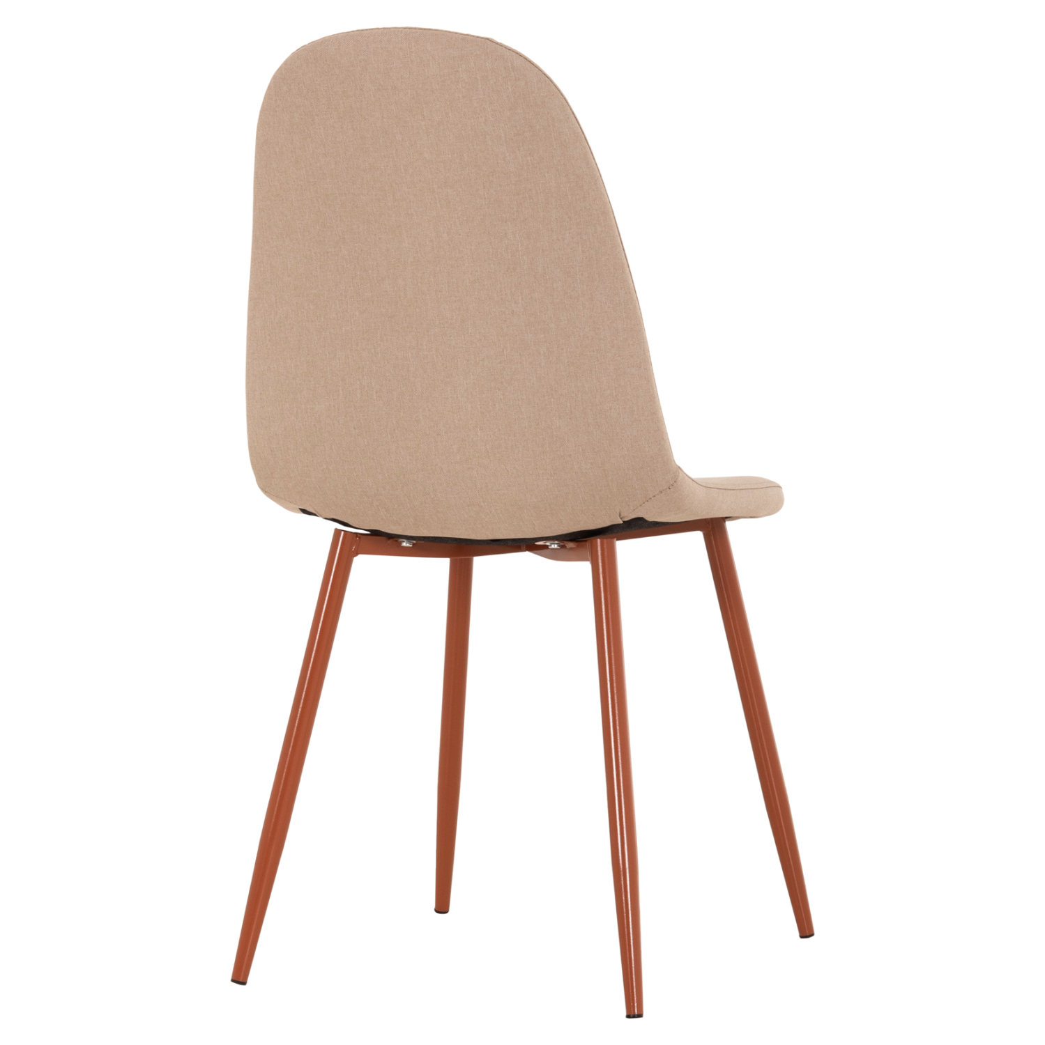 ΚΑΡΕΚΛΑ LEONARDO HM00100.07 ΥΦΑΣΜΑ ΜΠΕΖ ΚΑΙ ΚΑΦΕ ΜΕΤΑΛΛΙΚΑ ΠΟΔΙΑ 45x48x89.5Υεκ. - Image 4