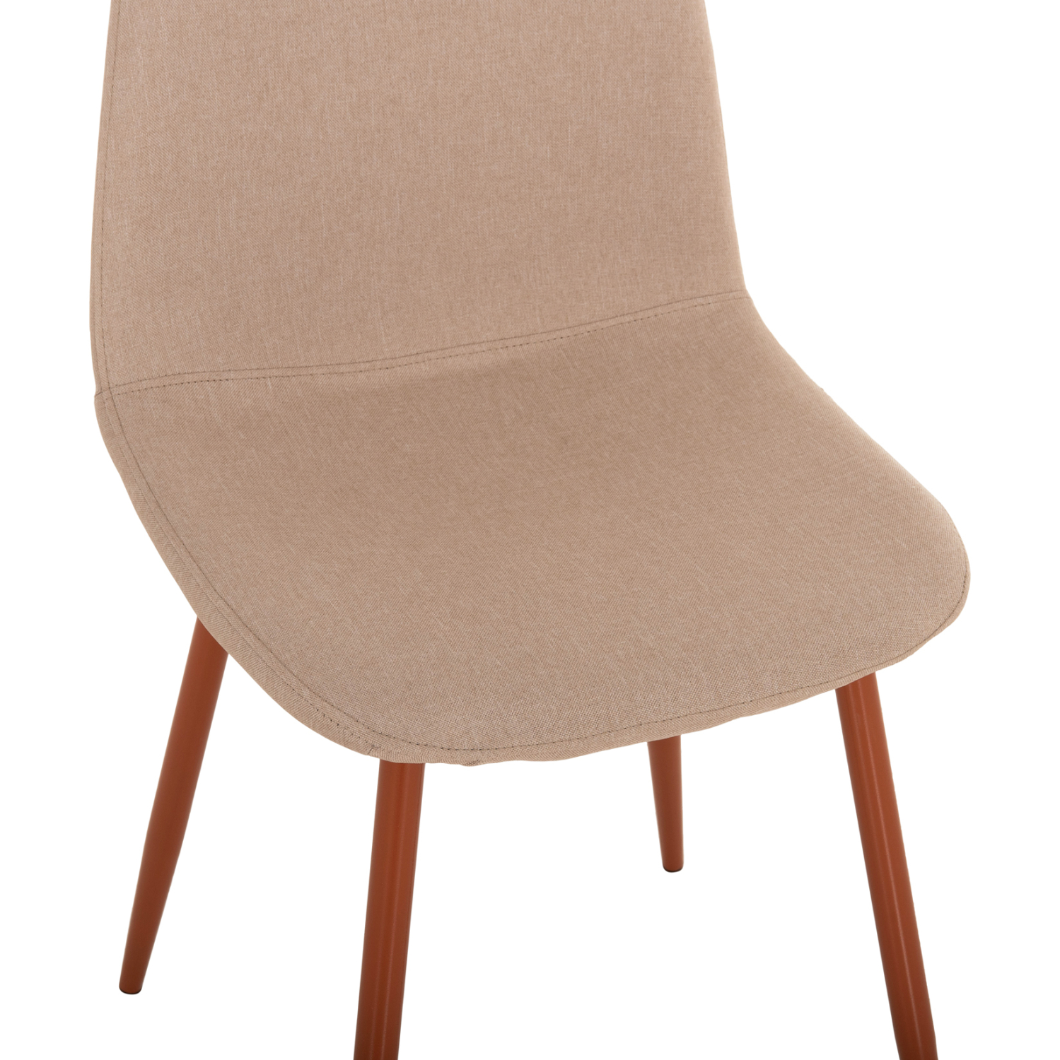 ΚΑΡΕΚΛΑ LEONARDO HM00100.07 ΥΦΑΣΜΑ ΜΠΕΖ ΚΑΙ ΚΑΦΕ ΜΕΤΑΛΛΙΚΑ ΠΟΔΙΑ 45x48x89.5Υεκ. - Image 7