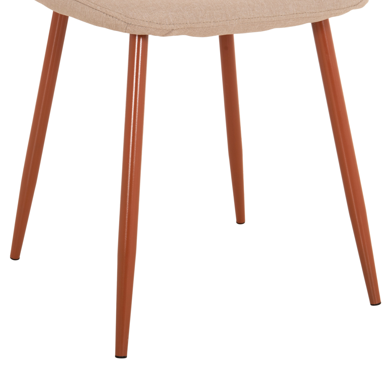 ΚΑΡΕΚΛΑ LEONARDO HM00100.07 ΥΦΑΣΜΑ ΜΠΕΖ ΚΑΙ ΚΑΦΕ ΜΕΤΑΛΛΙΚΑ ΠΟΔΙΑ 45x48x89.5Υεκ. - Image 8