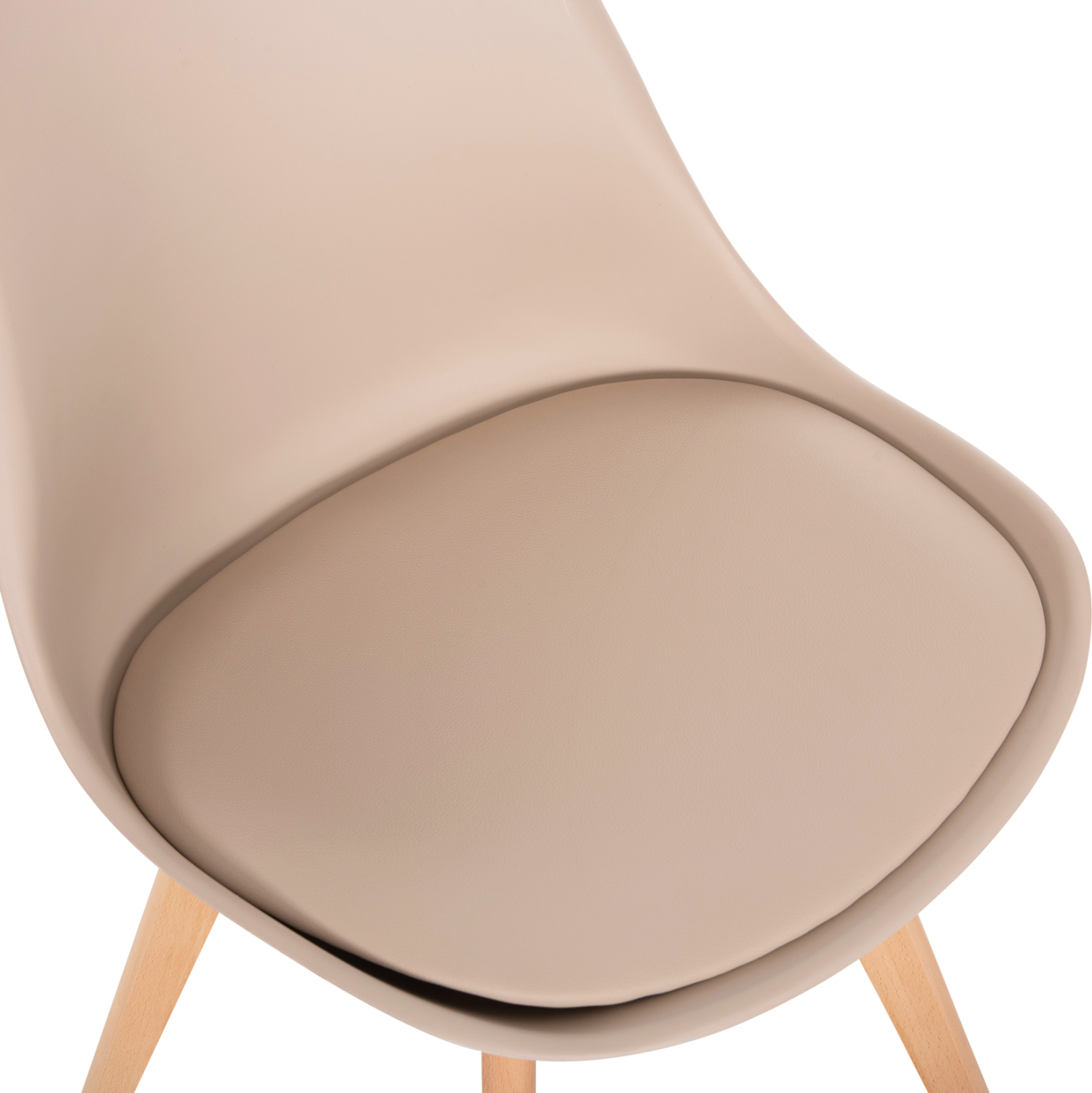 ΚΑΡΕΚΛΑ VEGAS HM0033.25 ΞΥΛΙΝΑ ΠΟΔΙΑ-ΚΑΘΙΣΜΑ ΠΟΛΥΠΡΟΠ. ΜΕ PU ΚΑΠΟΥΤΣΙΝΟ 48x52x81Υεκ. - Image 7