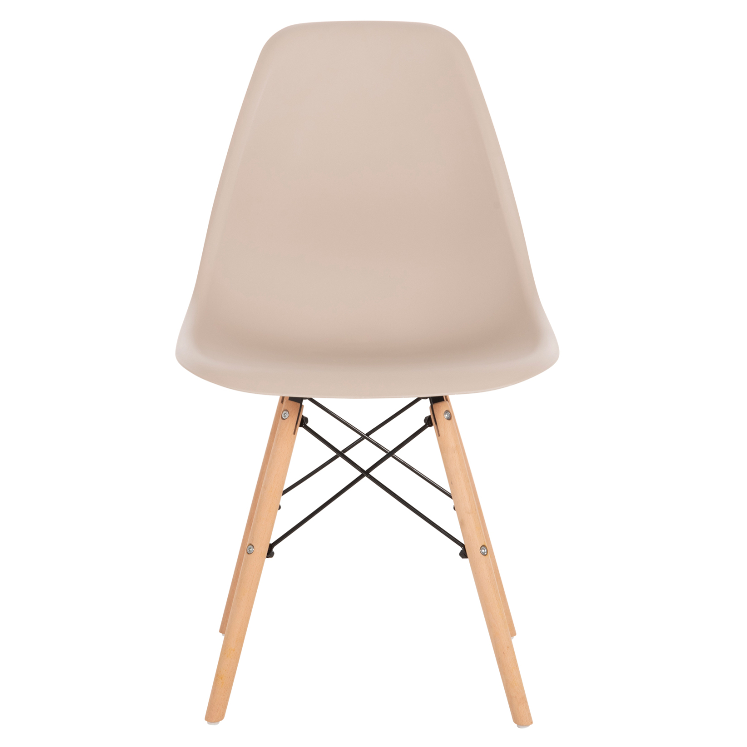 ΚΑΡΕΚΛΑ TWIST HM8460.25 ΜΕ ΞΥΛΙΝΑ ΠΟΔΙΑ ΚΑΙ ΚΑΘΙΣΜΑ PP-ΚΑΠΟΥΤΣΙΝΟ 46x50x82Υεκ. - Image 3