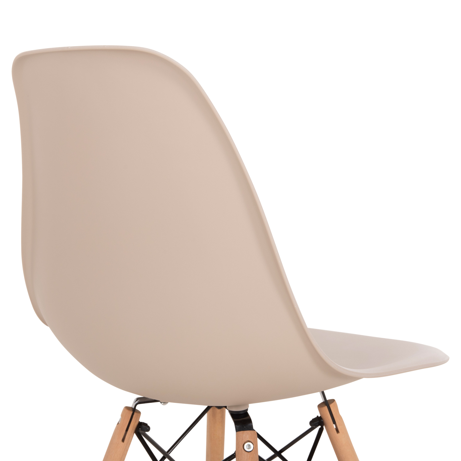 ΚΑΡΕΚΛΑ TWIST HM8460.25 ΜΕ ΞΥΛΙΝΑ ΠΟΔΙΑ ΚΑΙ ΚΑΘΙΣΜΑ PP-ΚΑΠΟΥΤΣΙΝΟ 46x50x82Υεκ. - Image 6