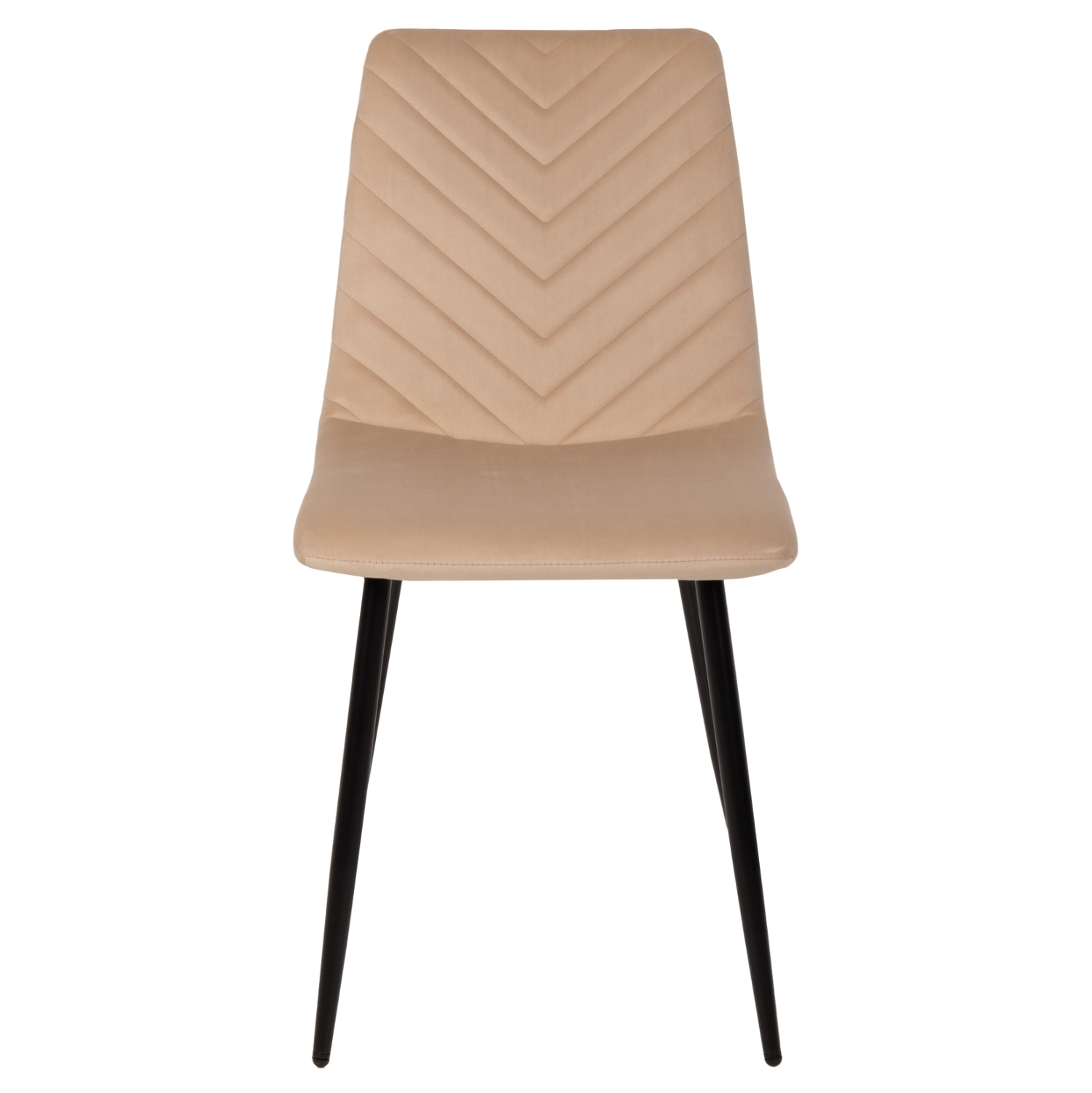 ΚΑΡΕΚΛΑ LATRELL HM8587.05 ΒΕΛΟΥΔΟ ΕΚΡΟΥ ΜΕ ΜΑΥΡΑ ΜΕΤΑΛΛΙΚΑ ΠΟΔΙΑ 43x54x88Υεκ. - Image 3