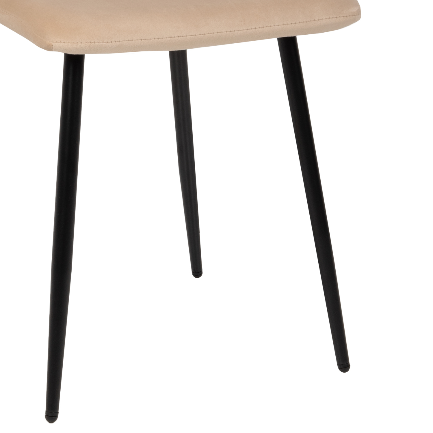 ΚΑΡΕΚΛΑ LATRELL HM8587.05 ΒΕΛΟΥΔΟ ΕΚΡΟΥ ΜΕ ΜΑΥΡΑ ΜΕΤΑΛΛΙΚΑ ΠΟΔΙΑ 43x54x88Υεκ. - Image 8