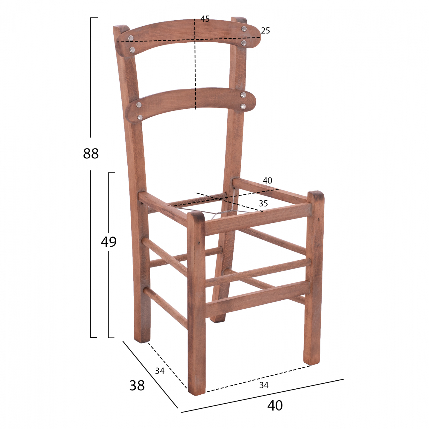 ΚΑΡΕΚΛΑ ΚΑΦΕΝΕΙΟΥ ΚΑΡΦΩΤΗ ΚΑΡΥΔΙ ΕΜΠΟΤΙΣΜΟΣ ΣΚΕΛΕΤΟΣ HM5576.01 40x38x88 εκ. - Image 2