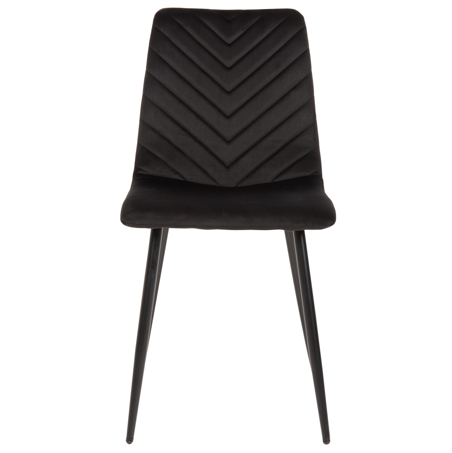 ΚΑΡΕΚΛΑ LATRELL HM8587.04 ΒΕΛΟΥΔΟ ΜΑΥΡΟ ΜΕ ΜΑΥΡΑ ΜΕΤΑΛΛΙΚΑ ΠΟΔΙΑ 43x54x88Υεκ. - Image 3