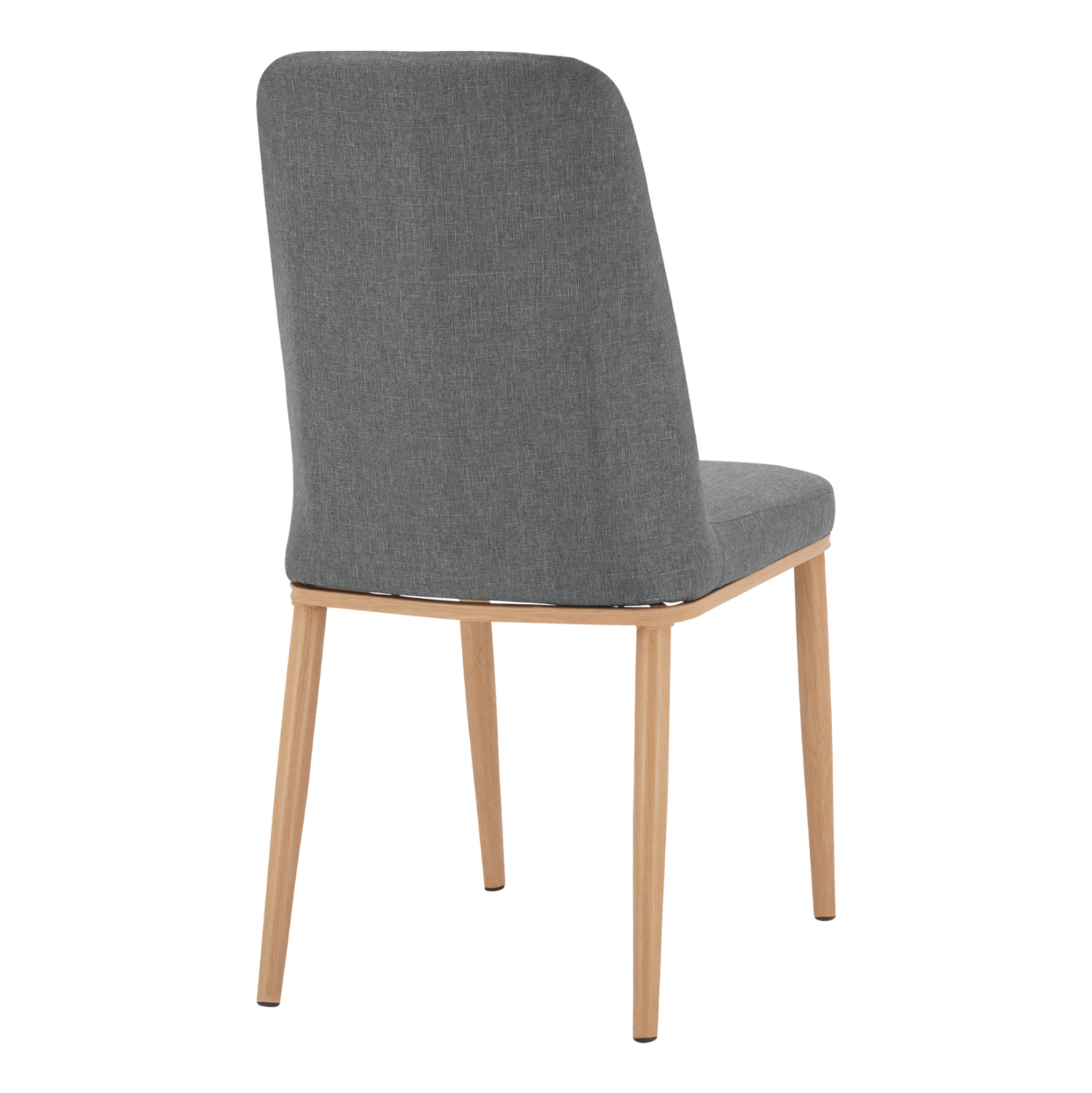 ΚΑΡΕΚΛΑ EILISH ΜΕ ΓΚΡΙ ΥΦΑΣΜΑ & ΜΕΤΑΛΛΙΚΟ ΣΚΕΛΕΤΟ HM8727.01 43X55X92 - Image 4