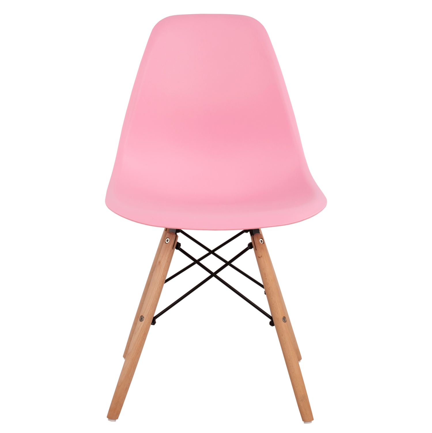 ΚΑΡΕΚΛΑ ΜΕ ΞΥΛΙΝΑ ΠΟΔΙΑ ΚΑΙ ΚΑΘΙΣΜΑ TWIST PP ΡΟΖ HM8460.05 46x50x82 εκ. - Image 3