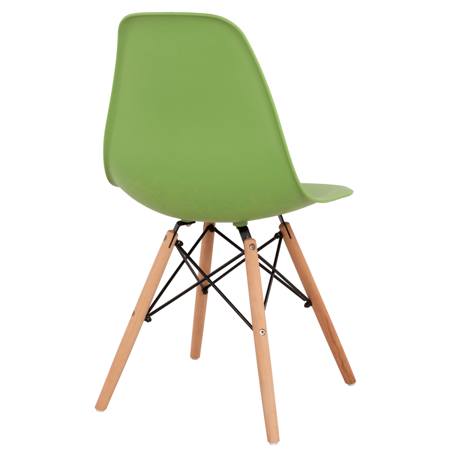 ΚΑΡΕΚΛΑ ΜΕ ΞΥΛΙΝΑ ΠΟΔΙΑ ΚΑΙ ΚΑΘΙΣΜΑ TWIST PP ΛΑΧΑΝΙ HM8460.07 46x50x82 εκ. - Image 4