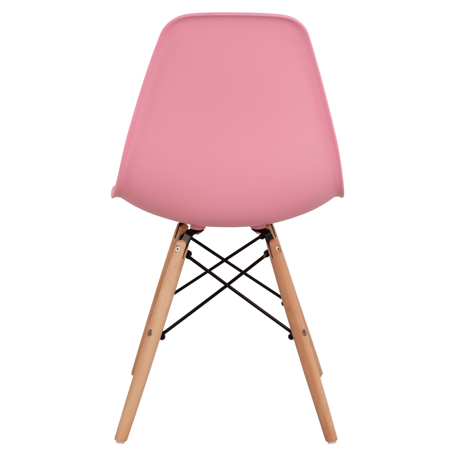 ΚΑΡΕΚΛΑ ΜΕ ΞΥΛΙΝΑ ΠΟΔΙΑ ΚΑΙ ΚΑΘΙΣΜΑ TWIST PP ΡΟΖ HM8460.05 46x50x82 εκ. - Image 5