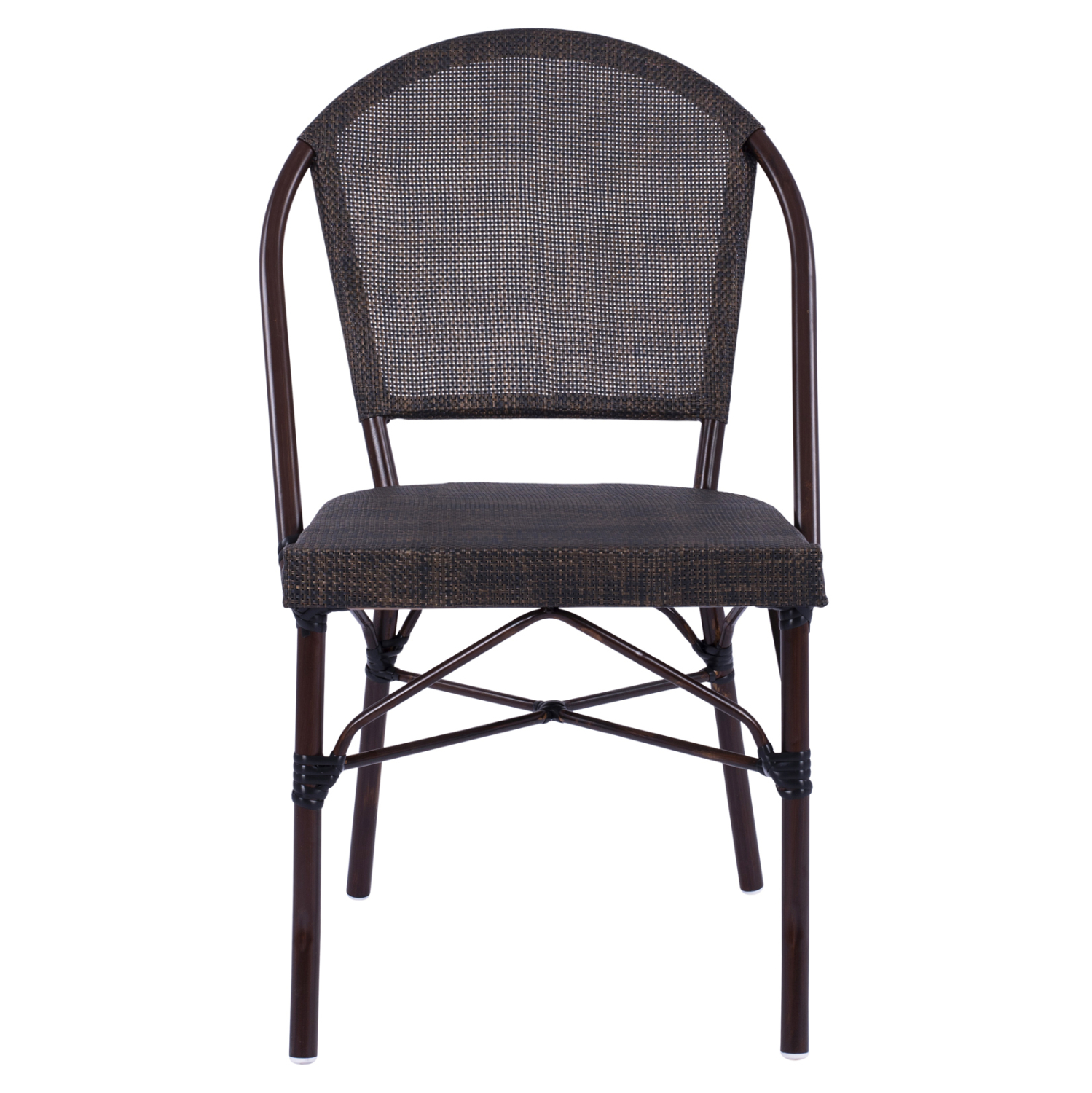 ΚΑΡΕΚΛΑ PRETORIA ΜΕΤΑΛΛΙΚΗ BAMBOO LOOK ΚΑΦΕ HM5718 54x62x89 εκ. - Image 3