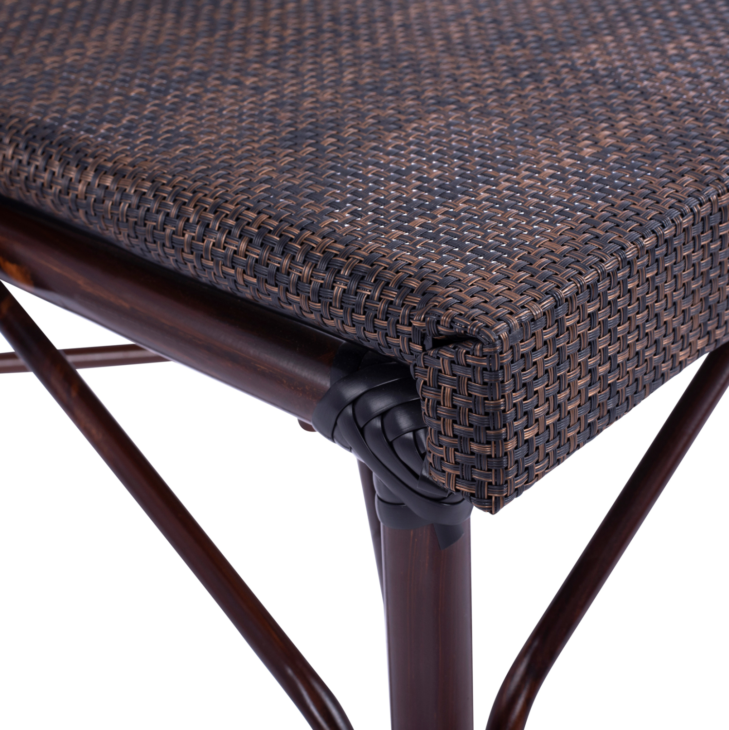 ΚΑΡΕΚΛΑ PRETORIA ΜΕΤΑΛΛΙΚΗ BAMBOO LOOK ΚΑΦΕ HM5718 54x62x89 εκ. - Image 8