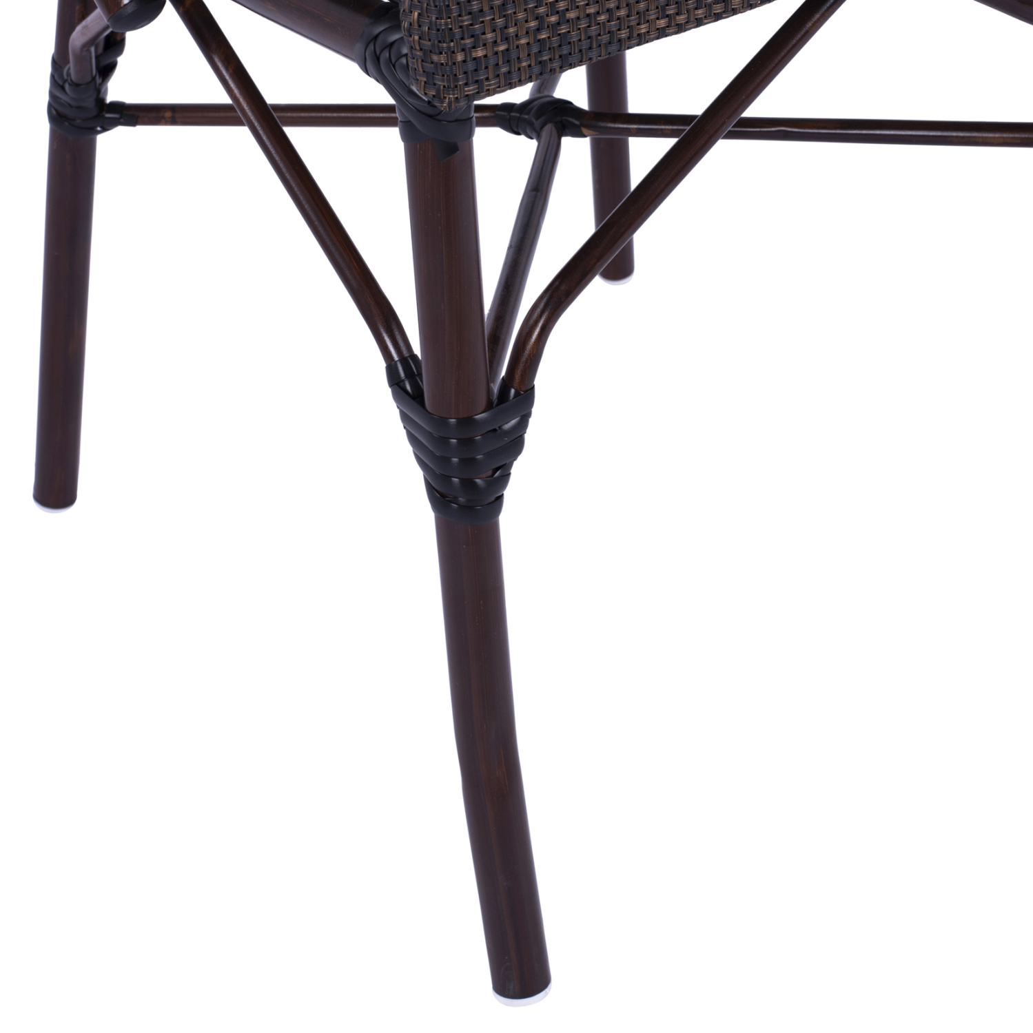 ΚΑΡΕΚΛΑ PRETORIA ΜΕΤΑΛΛΙΚΗ BAMBOO LOOK ΚΑΦΕ HM5718 54x62x89 εκ. - Image 9