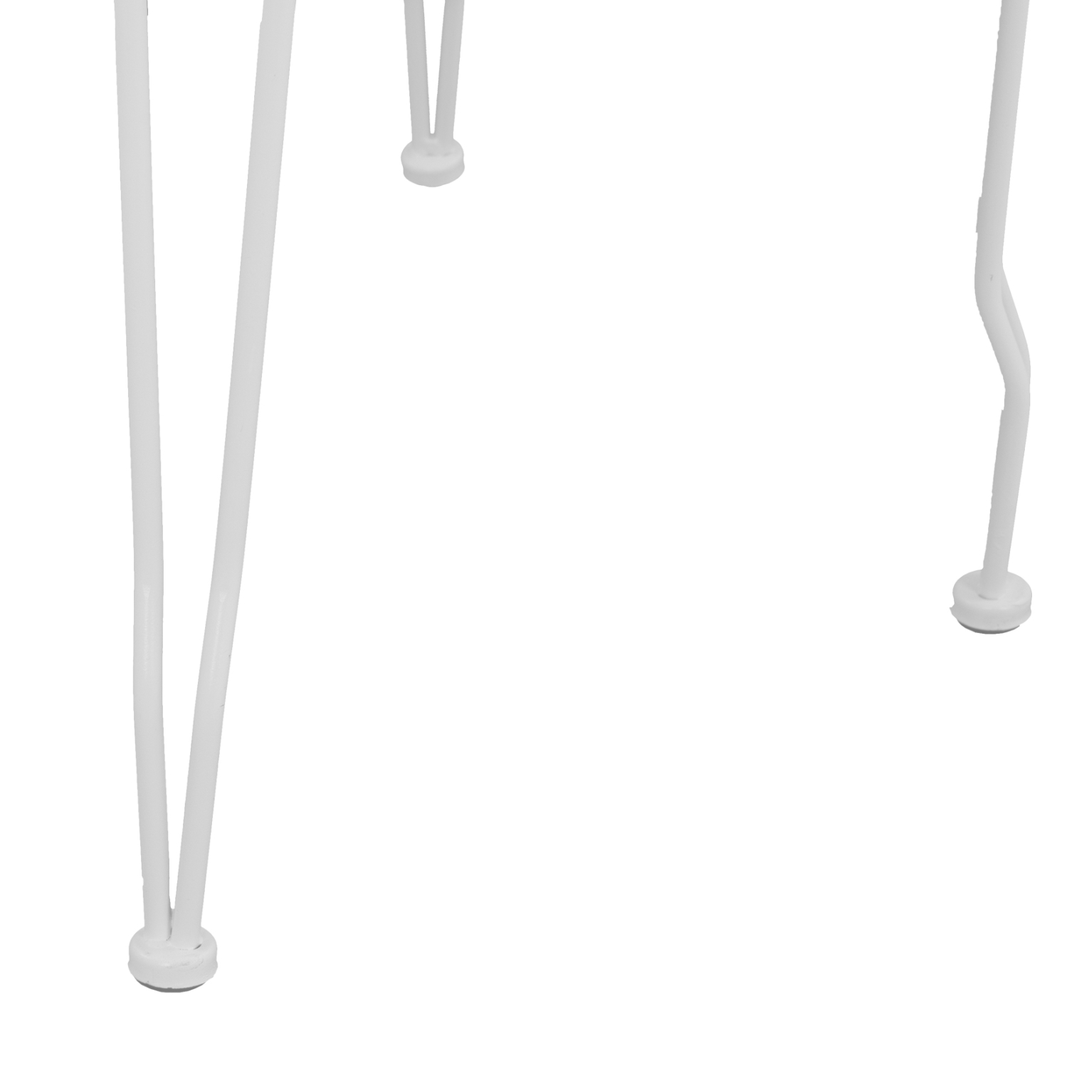 ΚΑΡΕΚΛΑ ΜΕΤΑΛΛΙΚΗ AMORE ΛΕΥΚΗ 42x48x90 εκ. HM5007.12 - Image 8