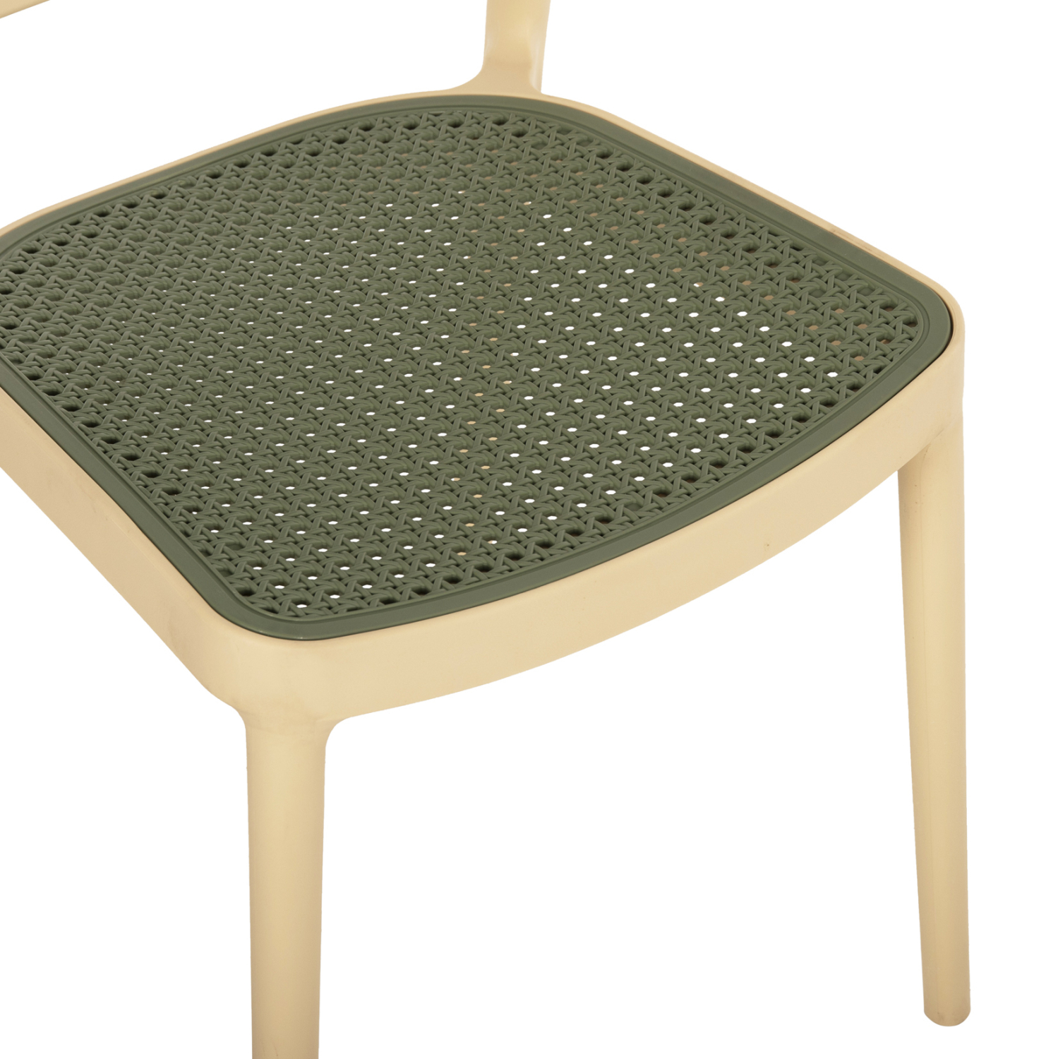 ΚΑΡΕΚΛΑ ΠΟΛΥΠΡΟΠΥΛΕΝΙΟΥ MEKO HM5934.04 ΜΠΕΖ ΜΕ OLIVE GREEN ΨΑΘΑ 41x49x102Υ εκ. - Image 7