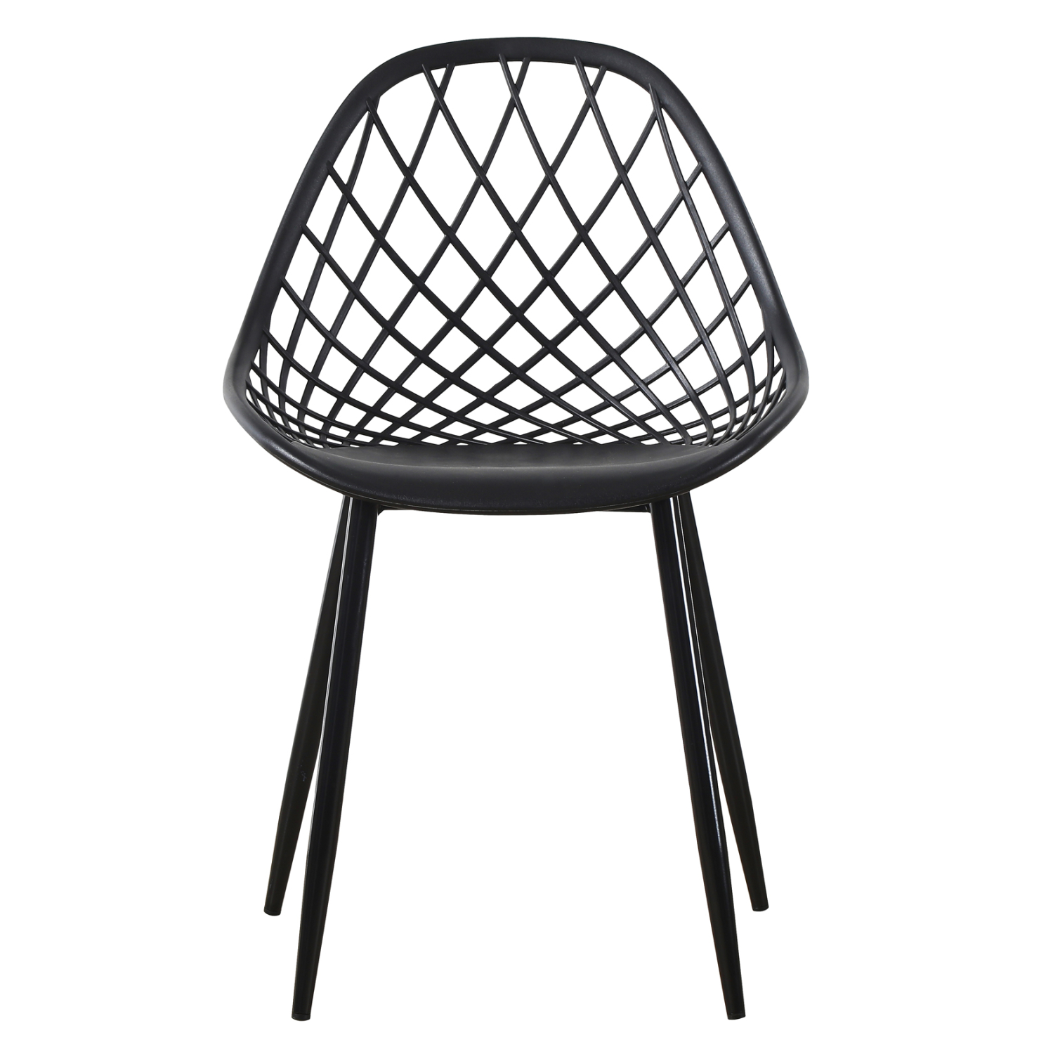 ΚΑΡΕΚΛΑ ΠΟΛΥΠΡΟΠΥΛΕΝΙΟΥ LIO ΜΕ ΜΕΤΑΛΛΙΚΑ ΠΟΔΙΑ ΜΑΥΡΗ HM9524.02 52x53x82Υ εκ. - Image 3