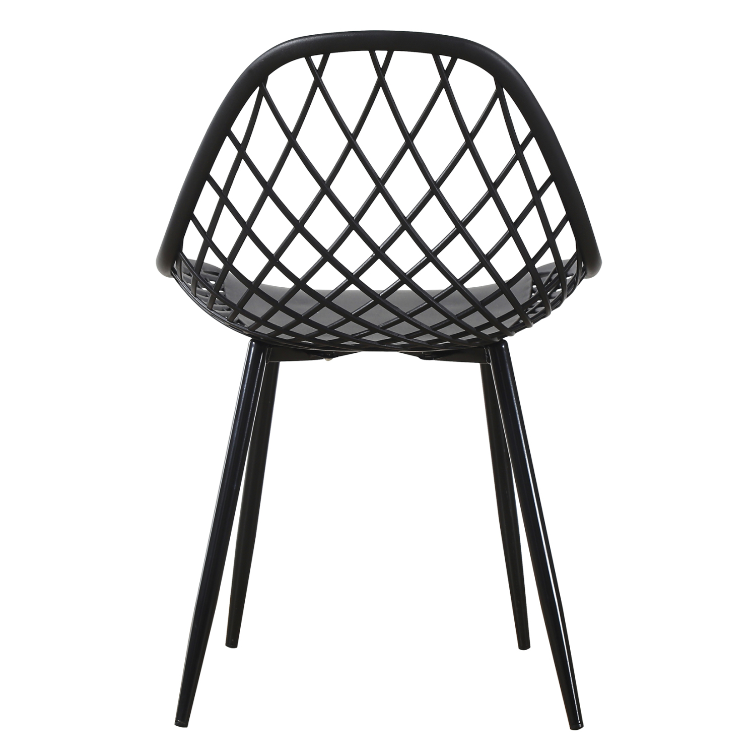 ΚΑΡΕΚΛΑ ΠΟΛΥΠΡΟΠΥΛΕΝΙΟΥ LIO ΜΕ ΜΕΤΑΛΛΙΚΑ ΠΟΔΙΑ ΜΑΥΡΗ HM9524.02 52x53x82Υ εκ. - Image 4