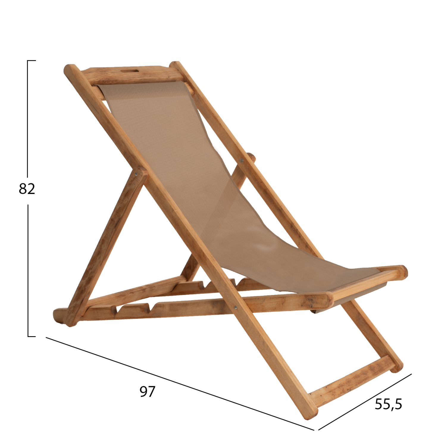 ΚΑΡΕΚΛΑ ΣΕΖΛΟΝΓΚ ΛΗΜΝΟΣ ΣΕ ΦΥΣΙΚΟ ΧΡΩΜΑ ΧΩΡΙΣ ΜΠΡΑΤΣΑ ΜΕ ΠΑΝΙ MOKA HM11765.05 - Image 2