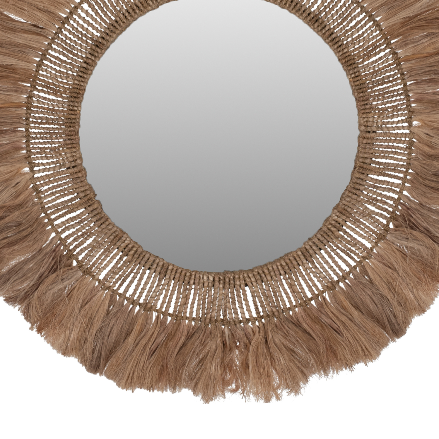 ΚΑΘΡΕΠΤΗΣ ΤΟΙΧΟΥ ΣΤΡΟΓΓΥΛΟΣ ΜΕ ΙΝΕΣ ΑΜΠΑΚΑ ΣΕ ΧΡΩΜΑ ΦΥΣΙΚΟ 90x4x90Υεκ.HM7736 - Image 3