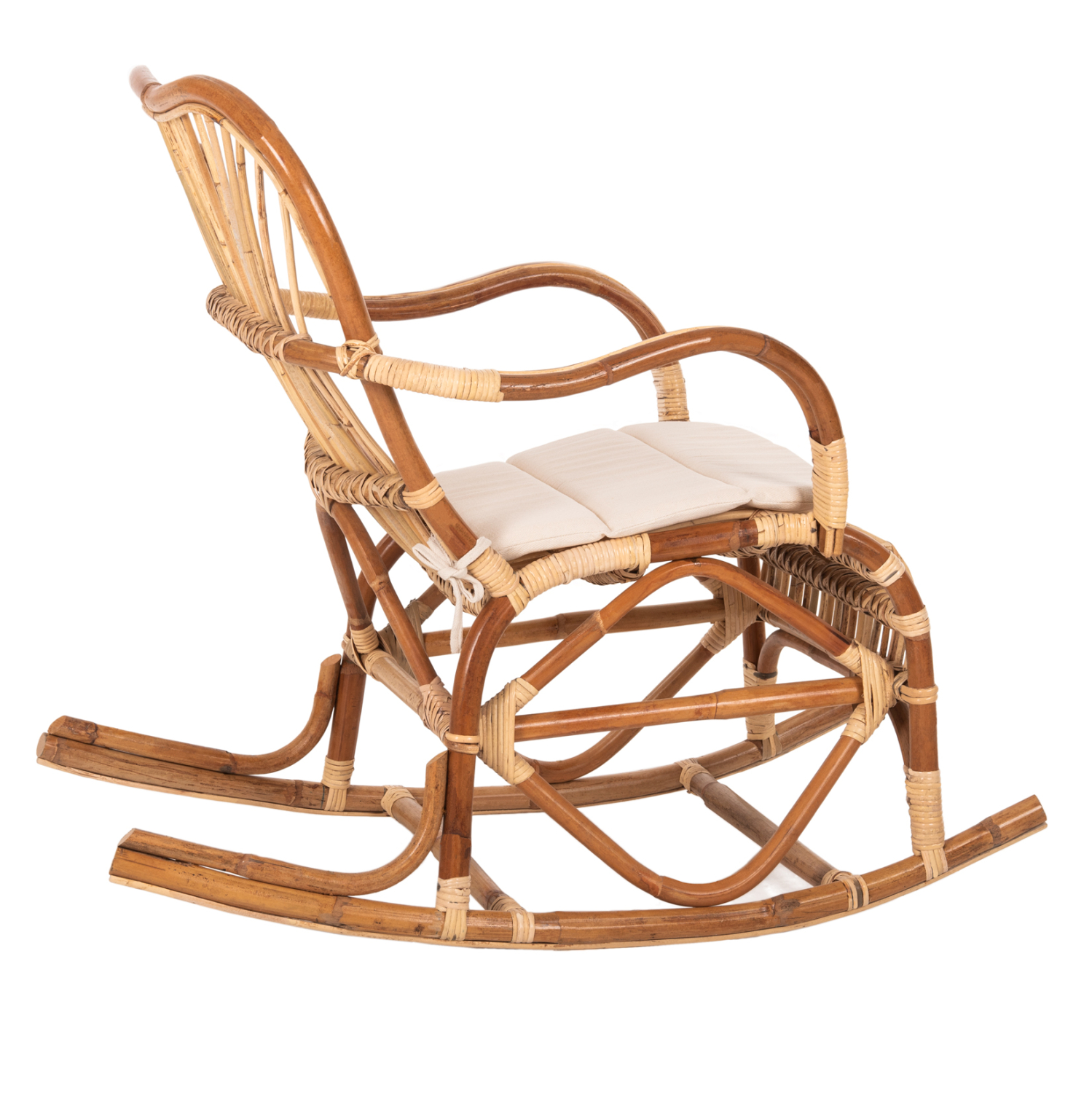 ΚΟΥΝΙΣΤΗ ΠΟΛΥΘΡΟΝΑ ΜΕ ΜΑΞΙΛΑΡΙ SANTA FE RATTAN HM9343 60x103x90Υ εκ. - Image 4