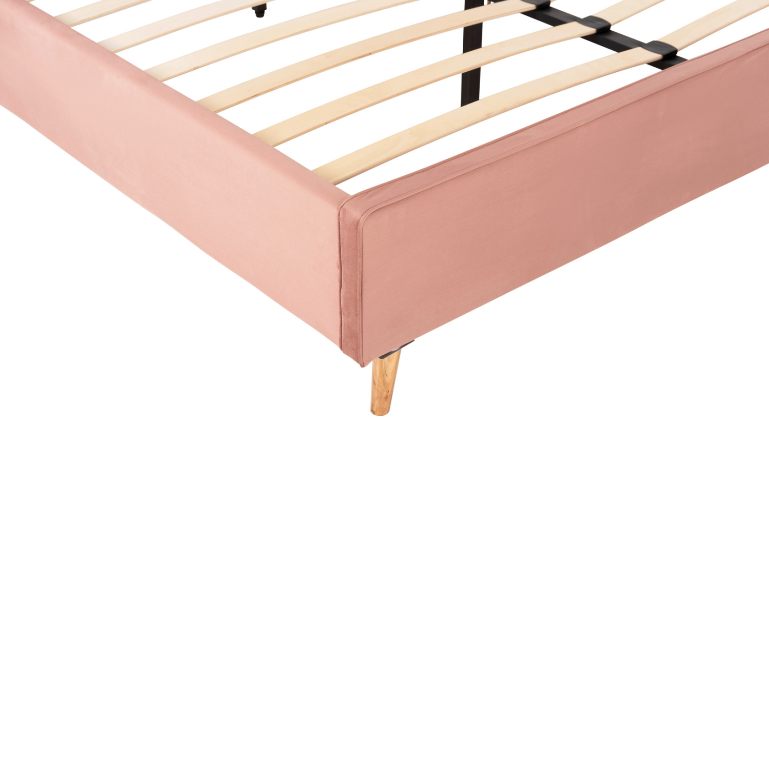 ΚΡΕΒΑΤΙ INDRA ΑΠΟ ΒΕΛΟΥΔΟ ΣΑΠΙΟ ΜΗΛΟ HM662.12 ΓΙΑ ΣΤΡΩΜΑ 160x200 EK. - Image 9