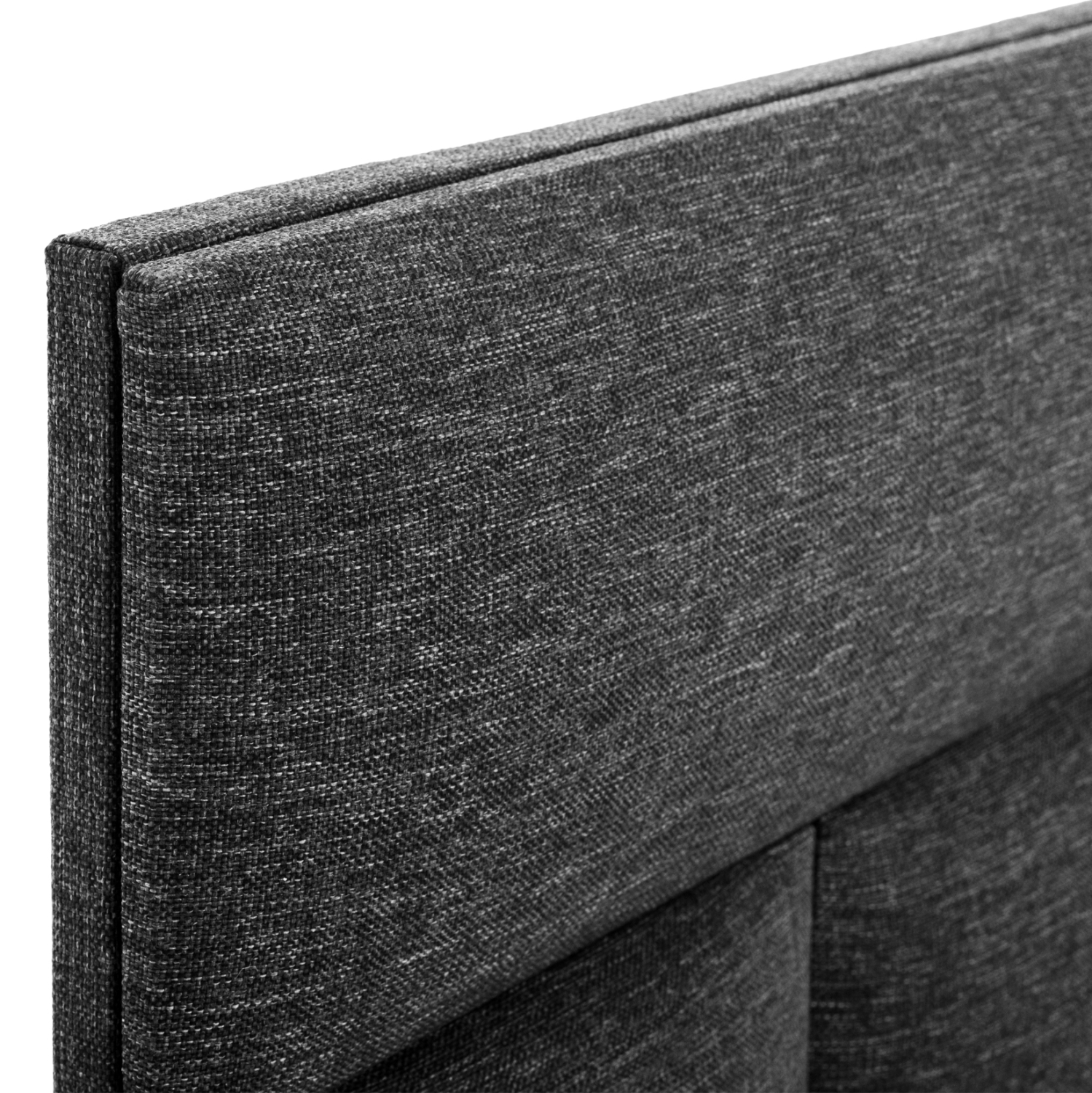 ΚΡΕΒΑΤΙ SOLEDAD ΑΠΟ ΓΚΡΙ ΥΦΑΣΜΑ HM644.01 ΓΙΑ ΣΤΡΩΜΑ 150x200 εκ. - Image 4