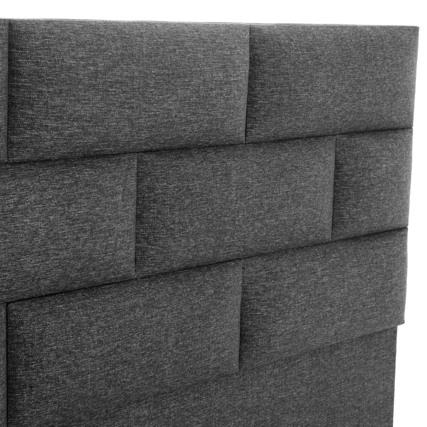 ΚΡΕΒΑΤΙ SOLEDAD ΑΠΟ ΓΚΡΙ ΥΦΑΣΜΑ HM644.01 ΓΙΑ ΣΤΡΩΜΑ 150x200 εκ. - Image 5