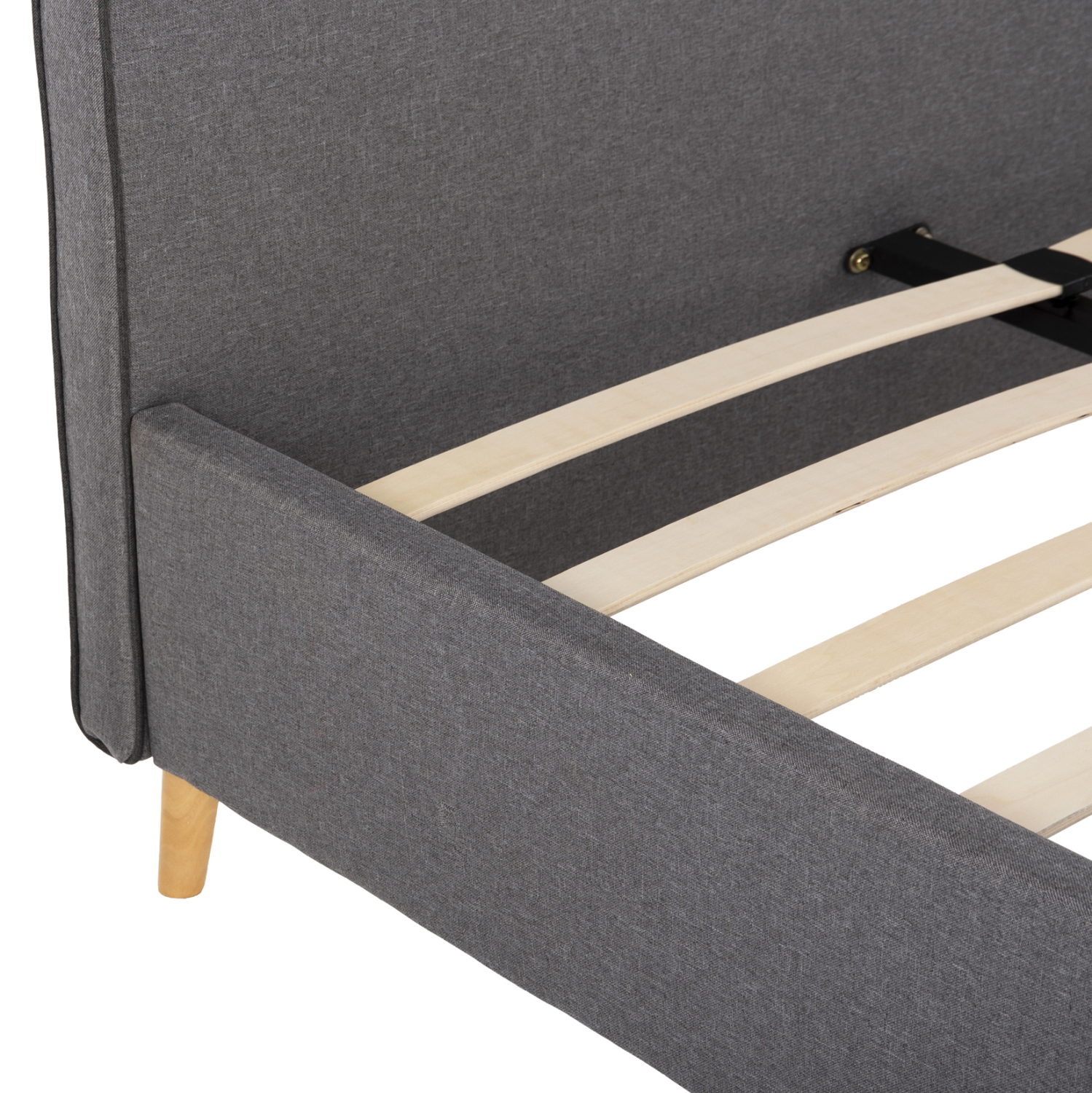 ΚΡΕΒΑΤΙ MAYLIN ΑΠΟ ΓΚΡΙ ΥΦΑΣΜΑ & ΣΚ. ΓΚΡΙ ΡΕΛΙ HM598.10 ΓΙΑ ΣΤΡΩΜΑ 120x200 EK. - Image 8