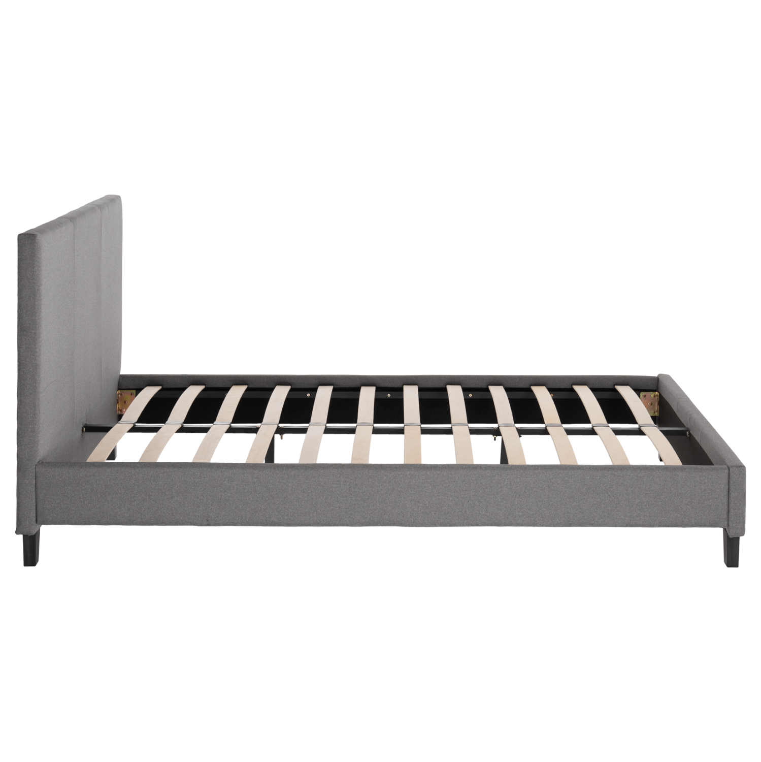 ΚΡΕΒΑΤΙ BECCA ΑΠΟ ΥΦΑΣΜΑ ΓΚΡΙ HM553.11 ΓΙΑ ΣΤΡΩΜΑ 150x200 EK. - Image 4