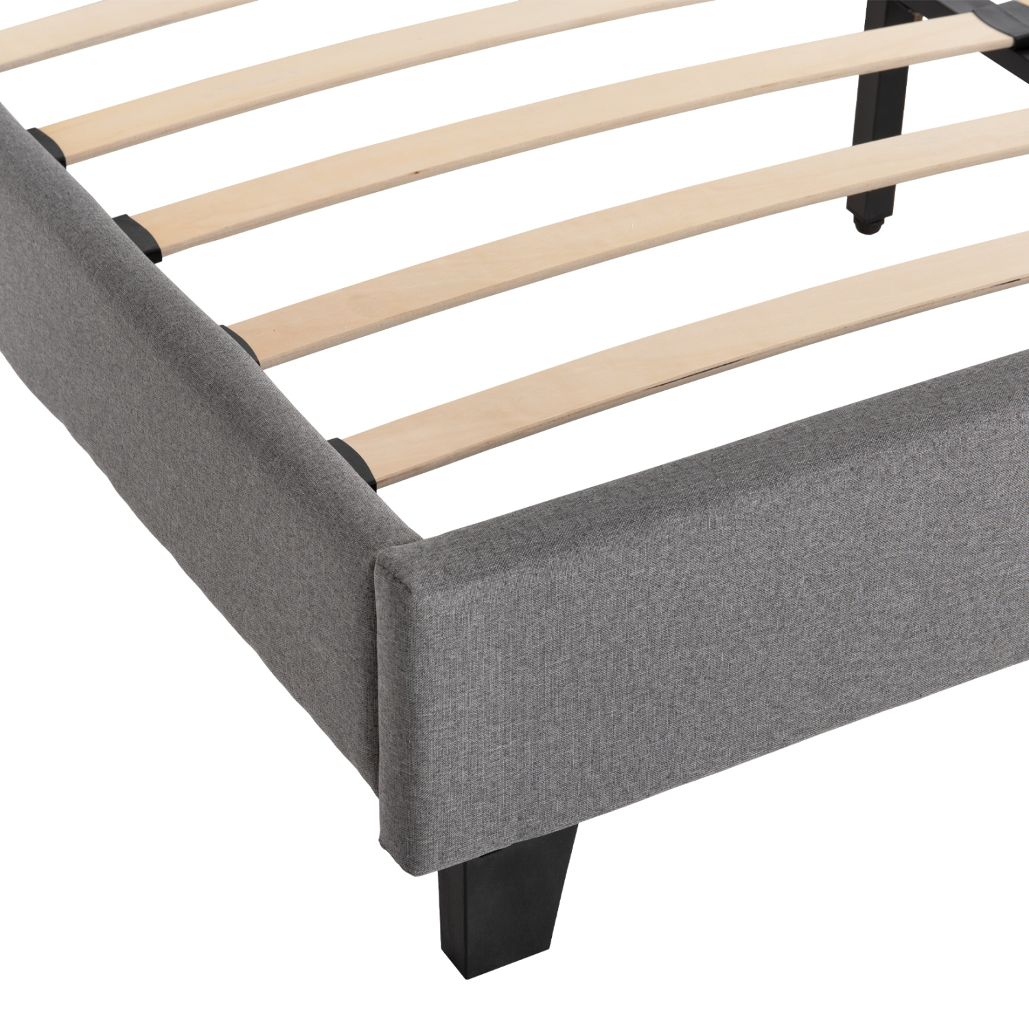 ΚΡΕΒΑΤΙ BECCA ΑΠΟ ΥΦΑΣΜΑ ΓΚΡΙ HM553.11 ΓΙΑ ΣΤΡΩΜΑ 150x200 EK. - Image 6